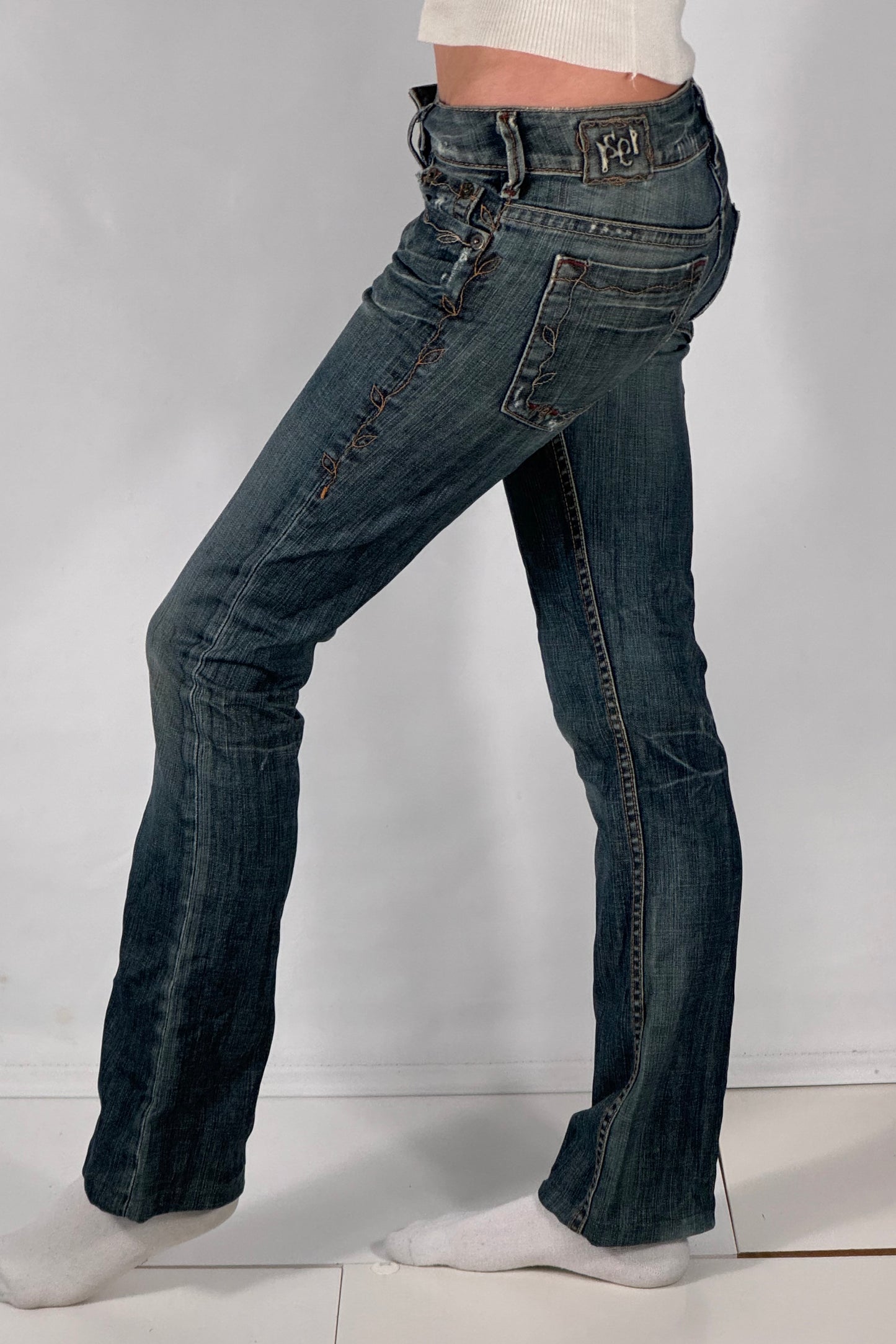 Lågmidjade jeans stl: XXS