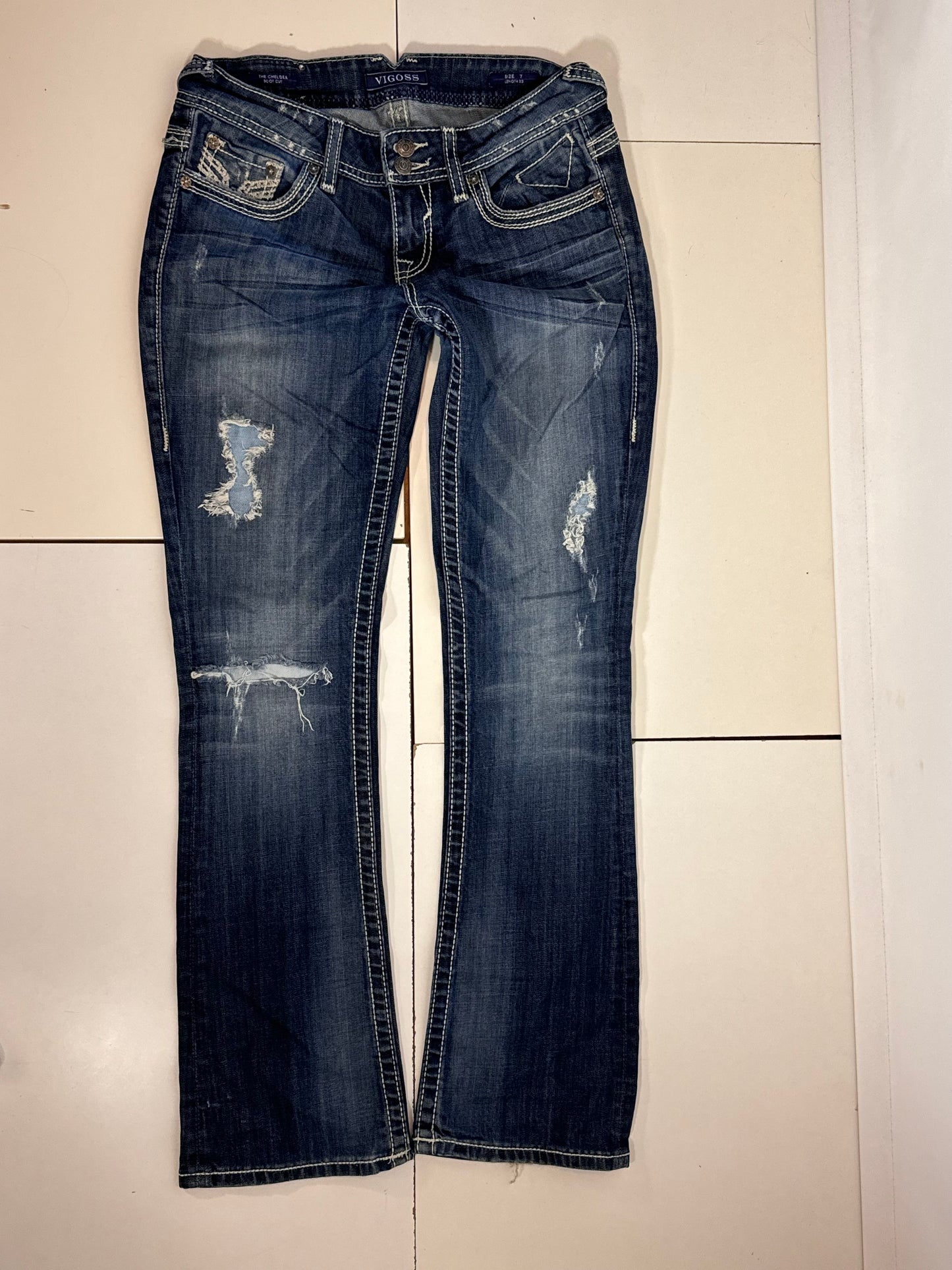 Lågmidjade jeans stl: S