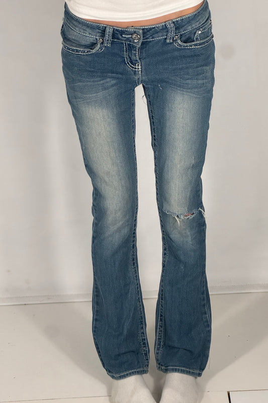Lågmidjade jeans stl: XS
