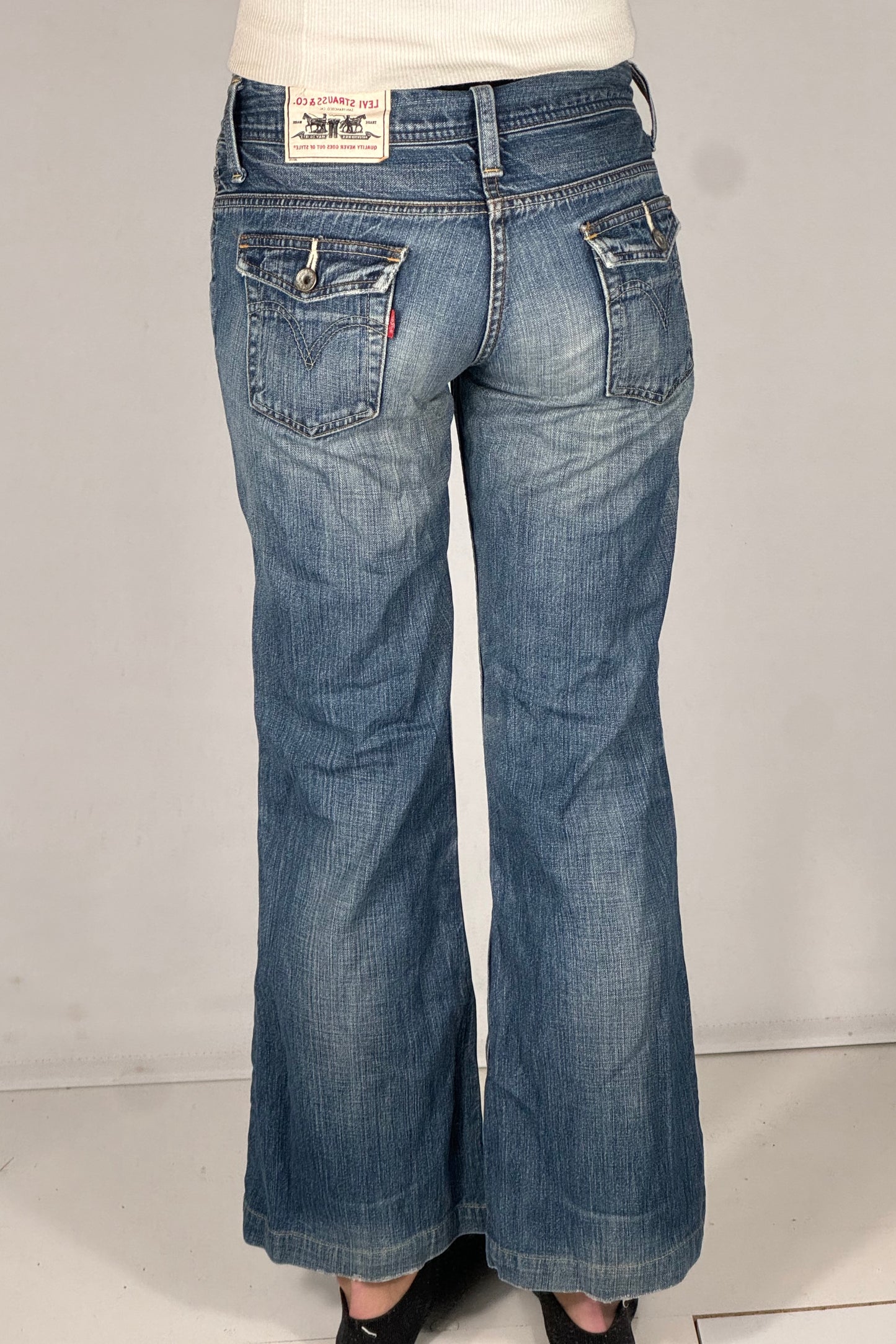 Lågmidjade jeans stl: XS