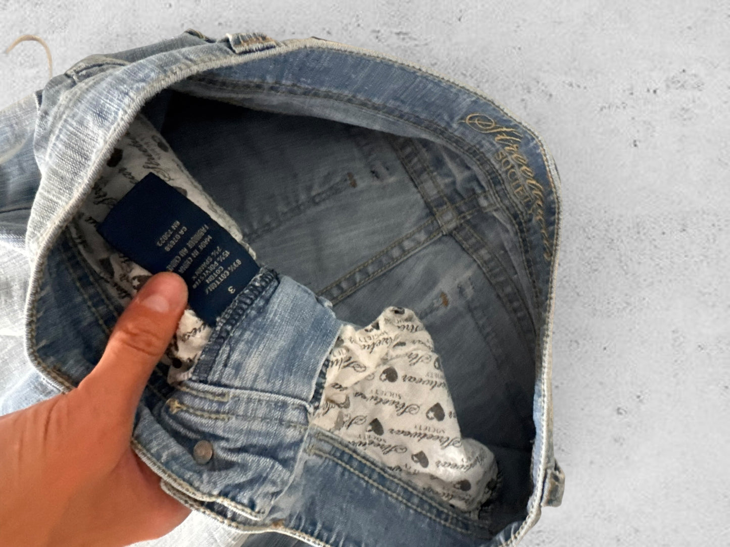 Lågmidjade jeans stl: XS
