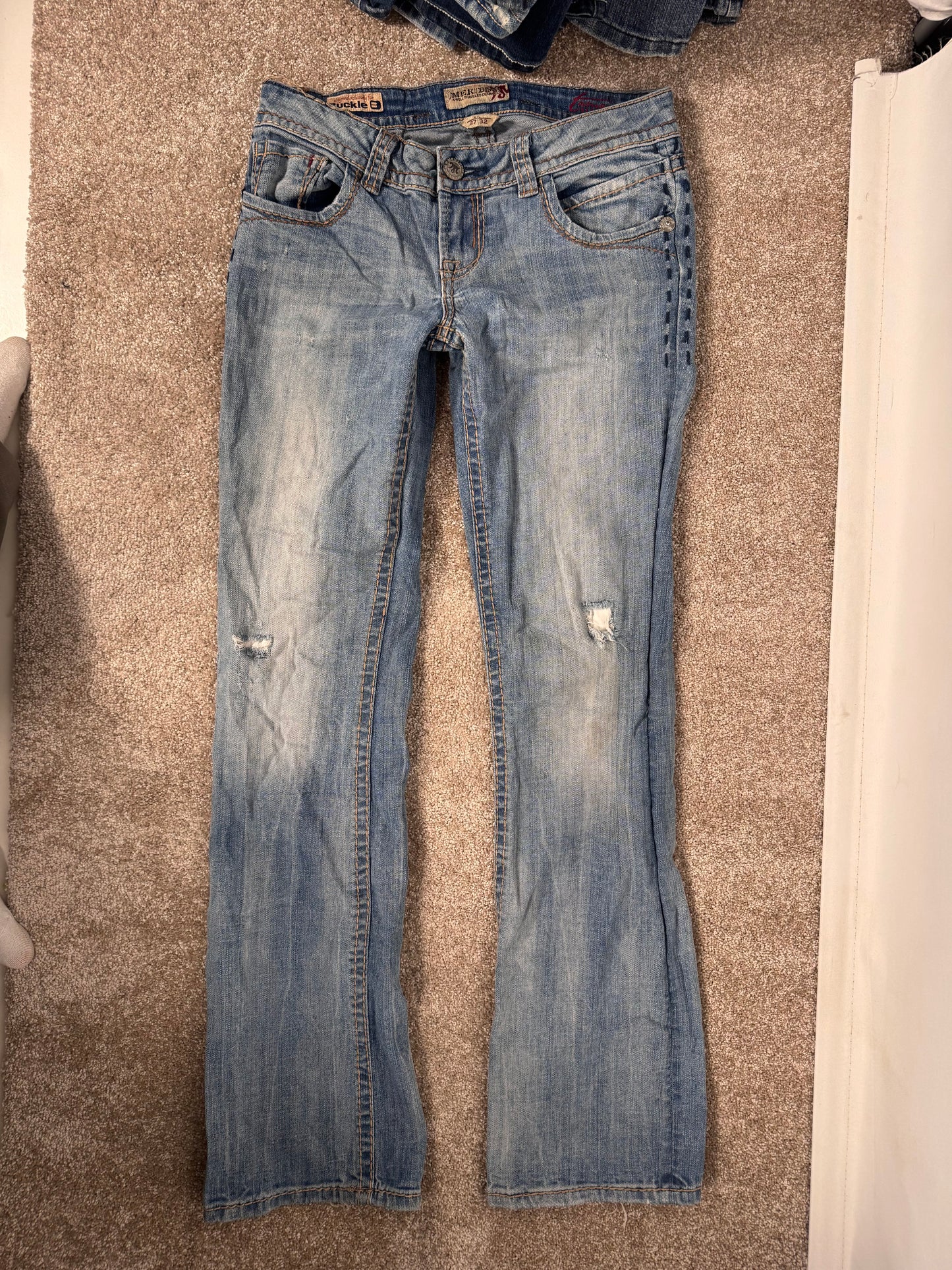Lågmidjade jeans stl: S