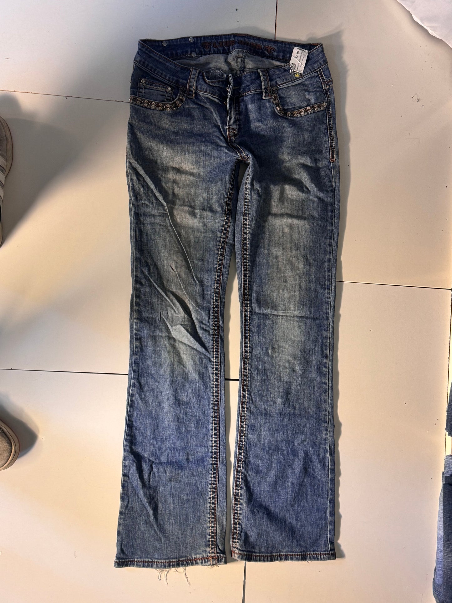Lågmidjade jeans stl: