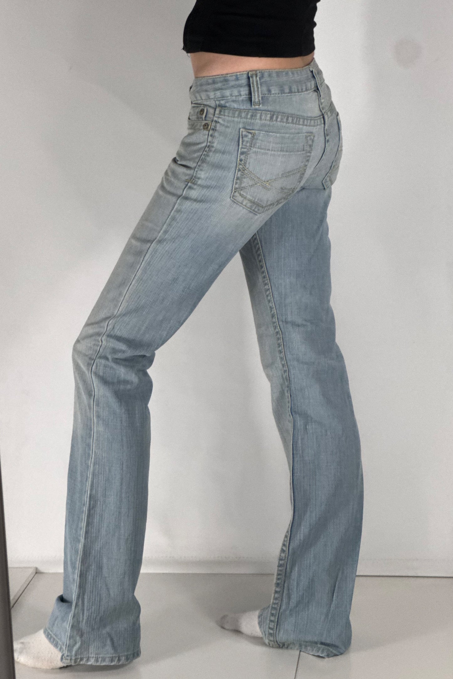 Lavlivede jeans str: XXS