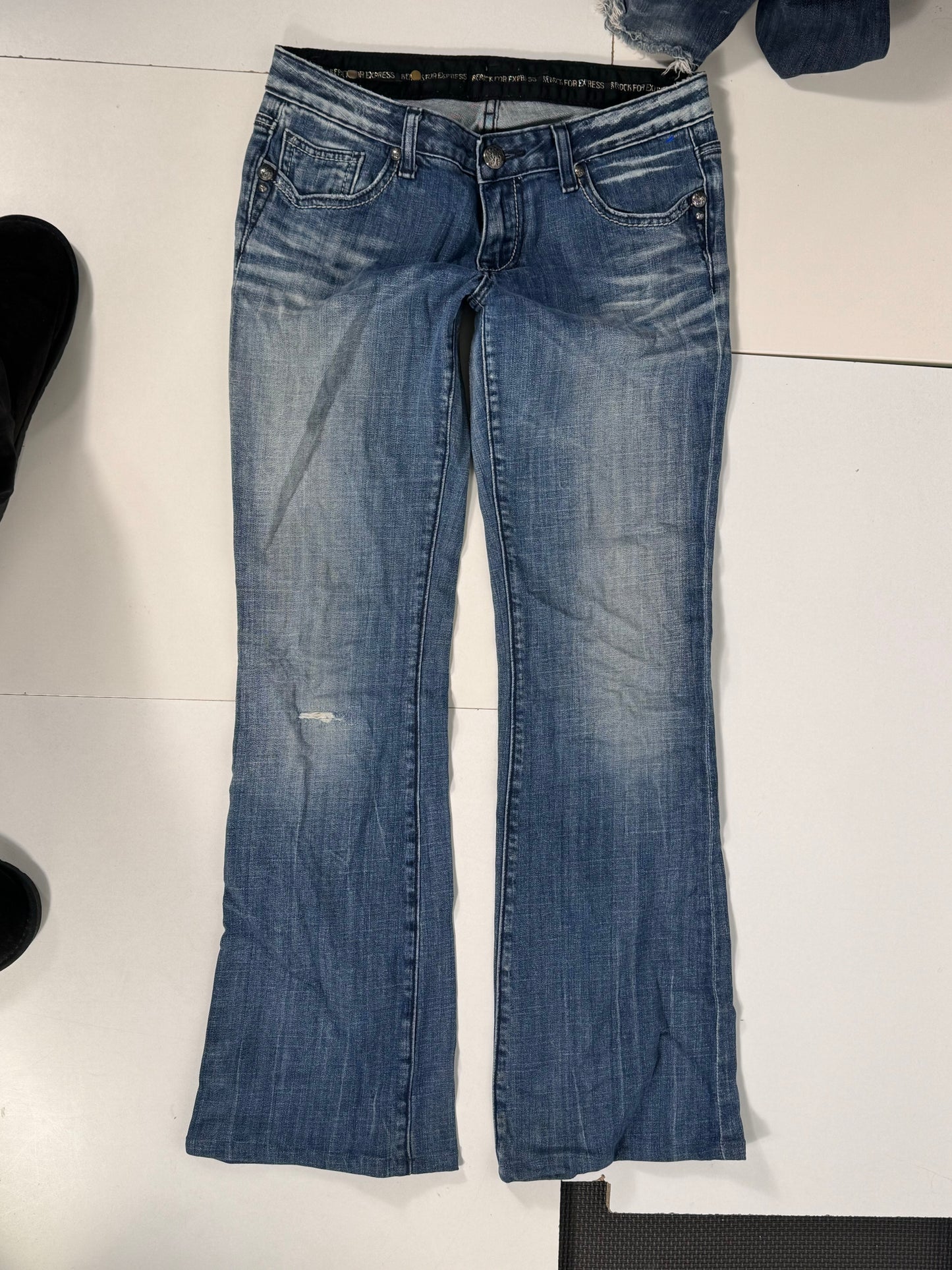 Lågmidjade jeans stl: S
