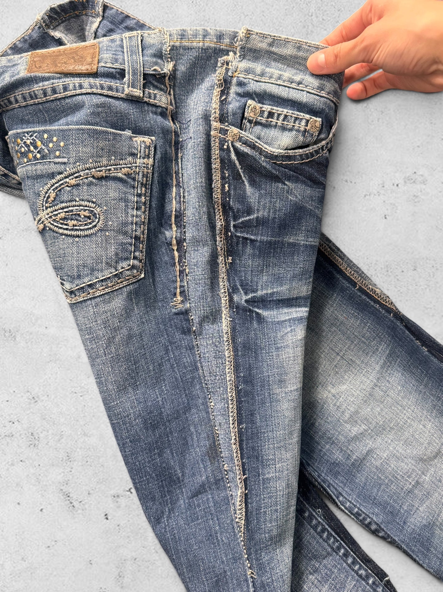 Lågmidjade jeans stl: S/M