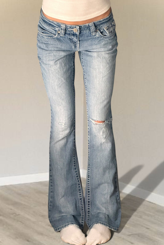 Lågmidjade jeans stl: XS