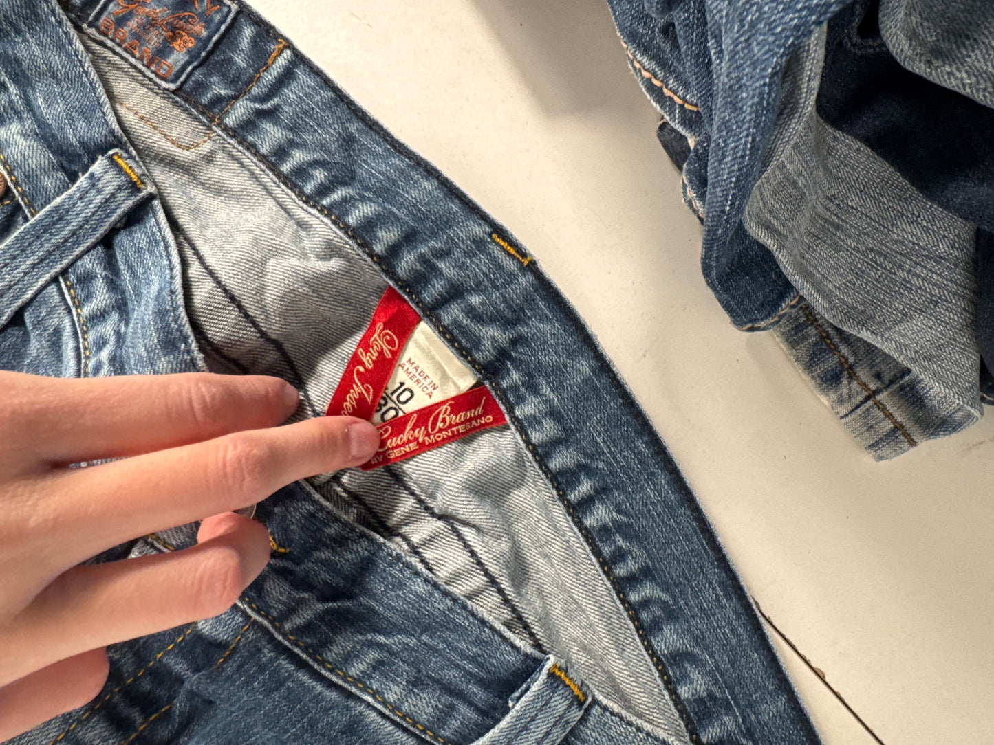 Lågmidjade jeans stl: L