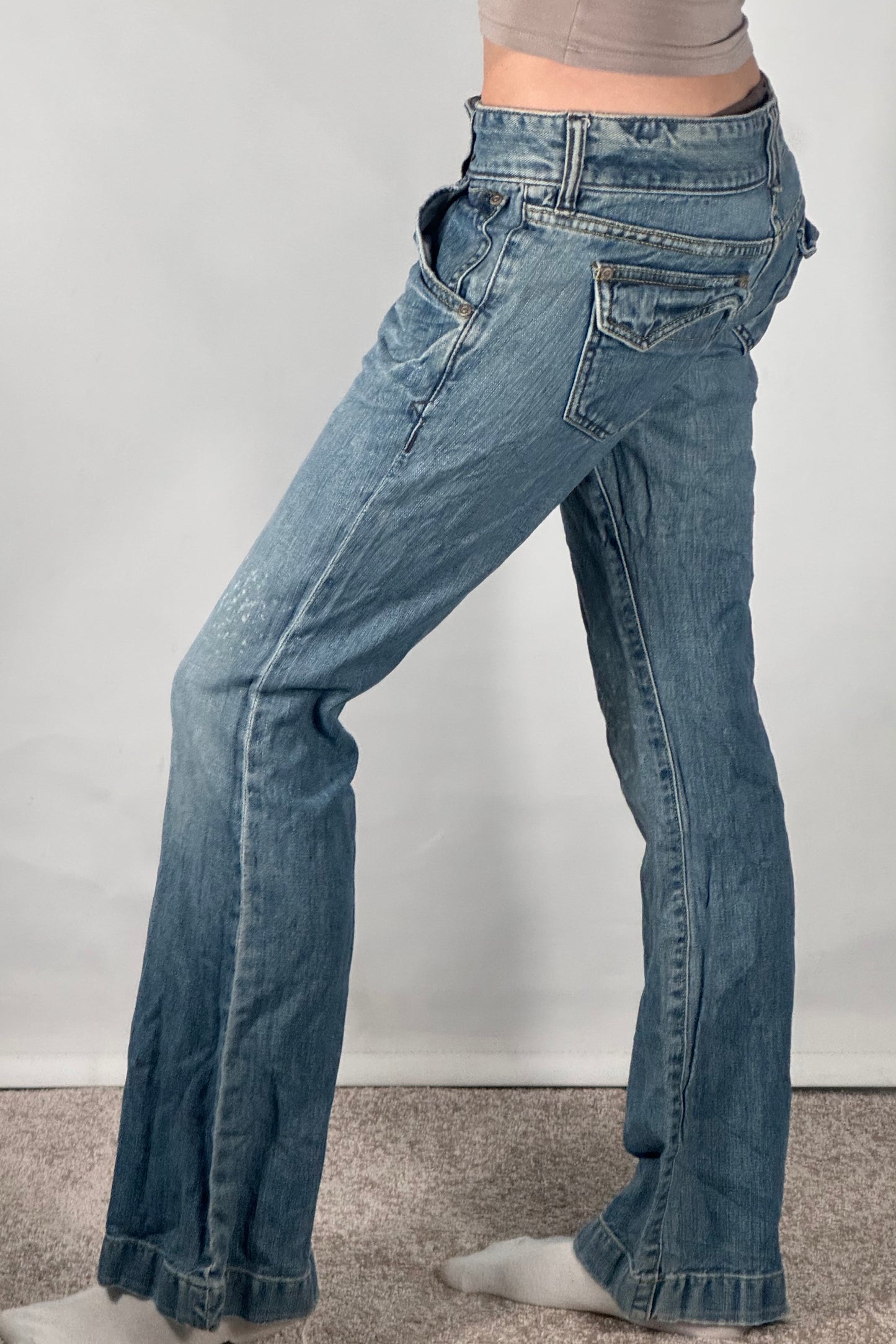 Lågmidjade jeans stl: S