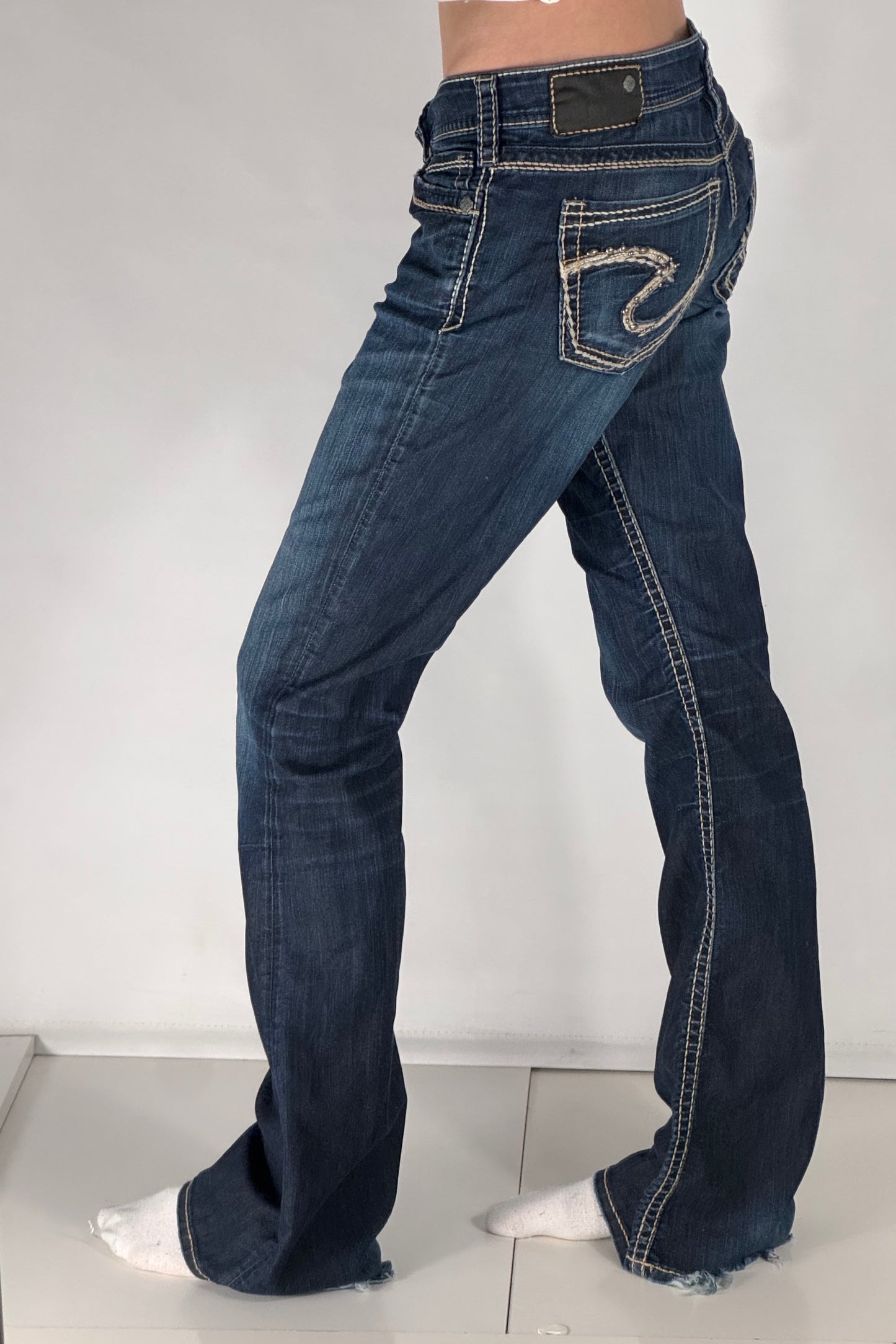 Lågmidjade jeans stl: S