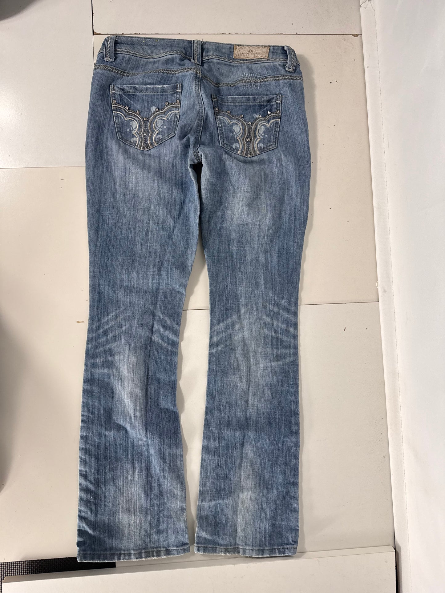 Lavtaljede jeans str: S