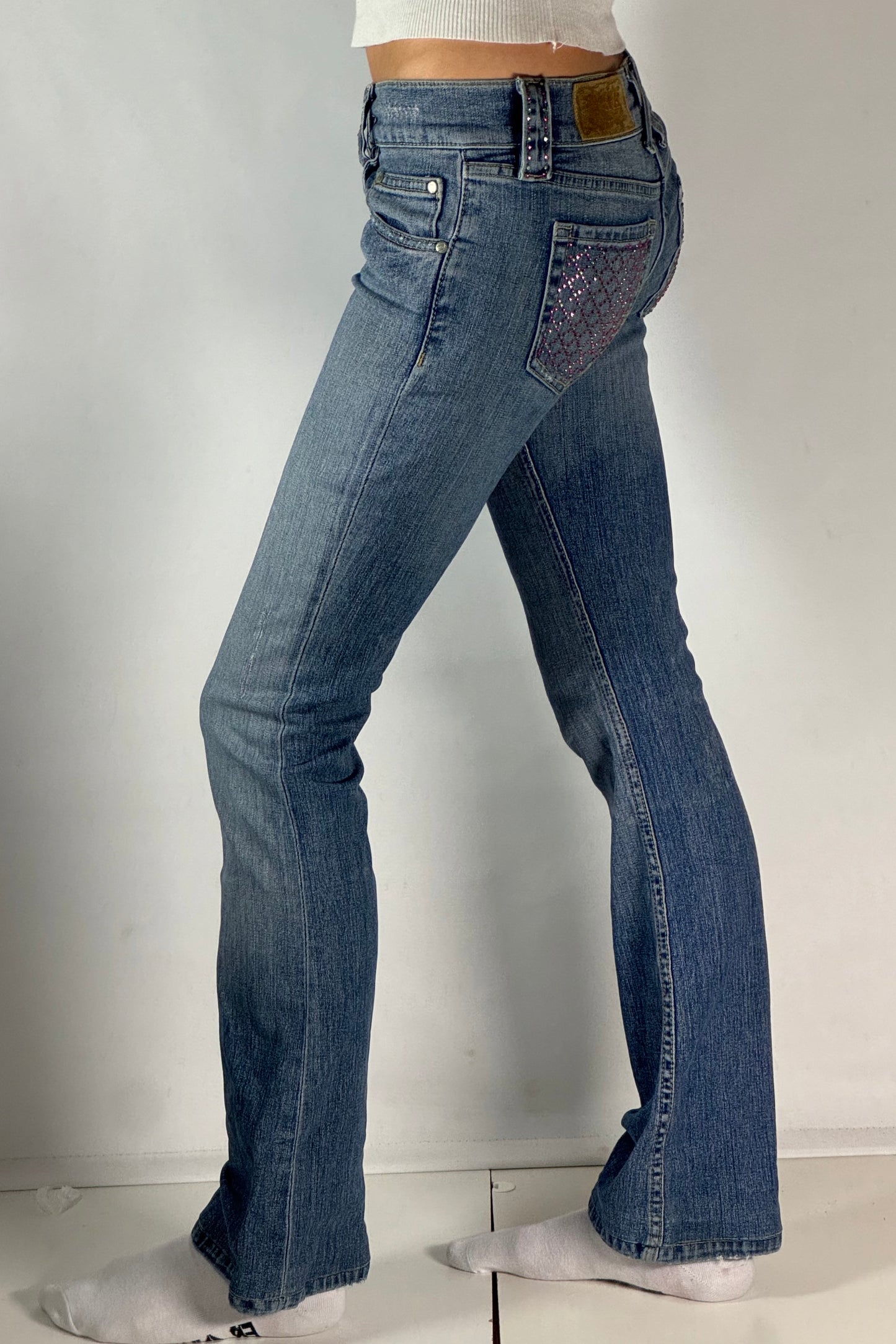 Lågmidjade jeans stl: XS