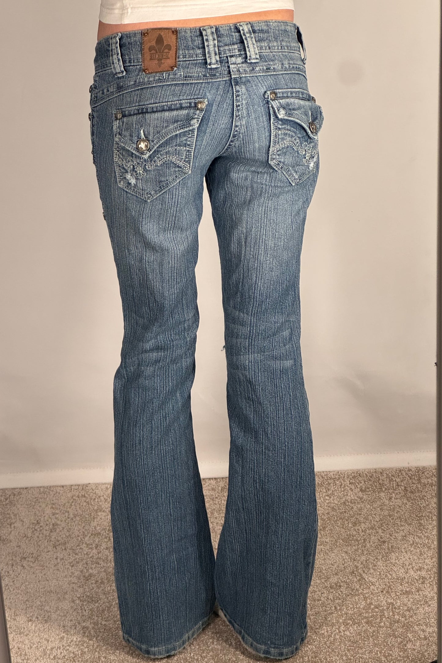 Lavtaljede jeans str: XS