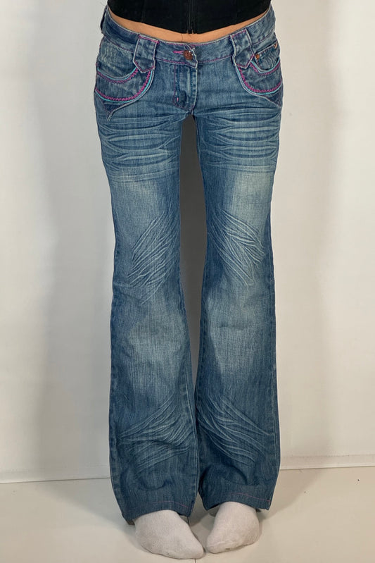 Lågmidjade jeans stl: S
