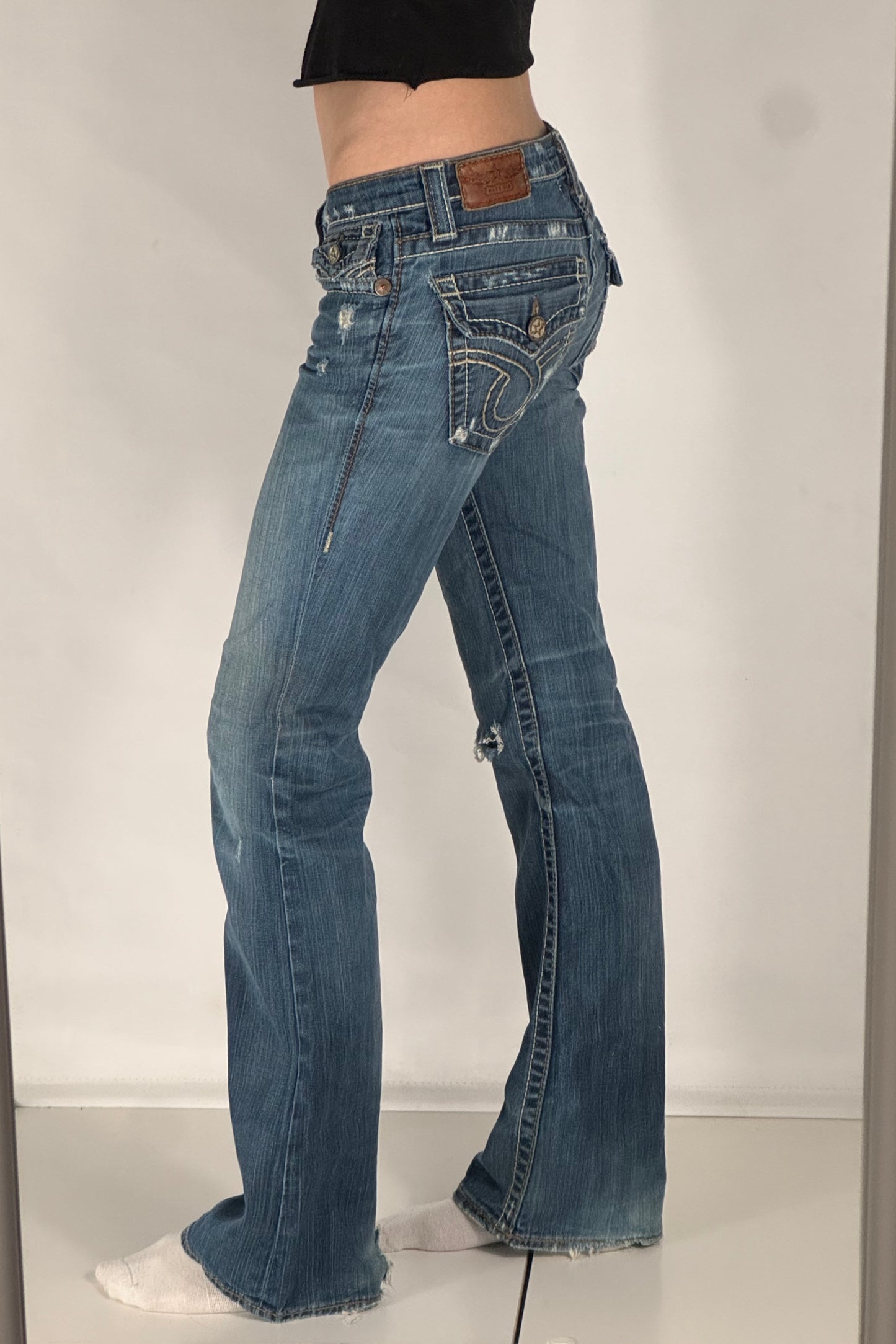 Lågmidjade jeans stl: XS