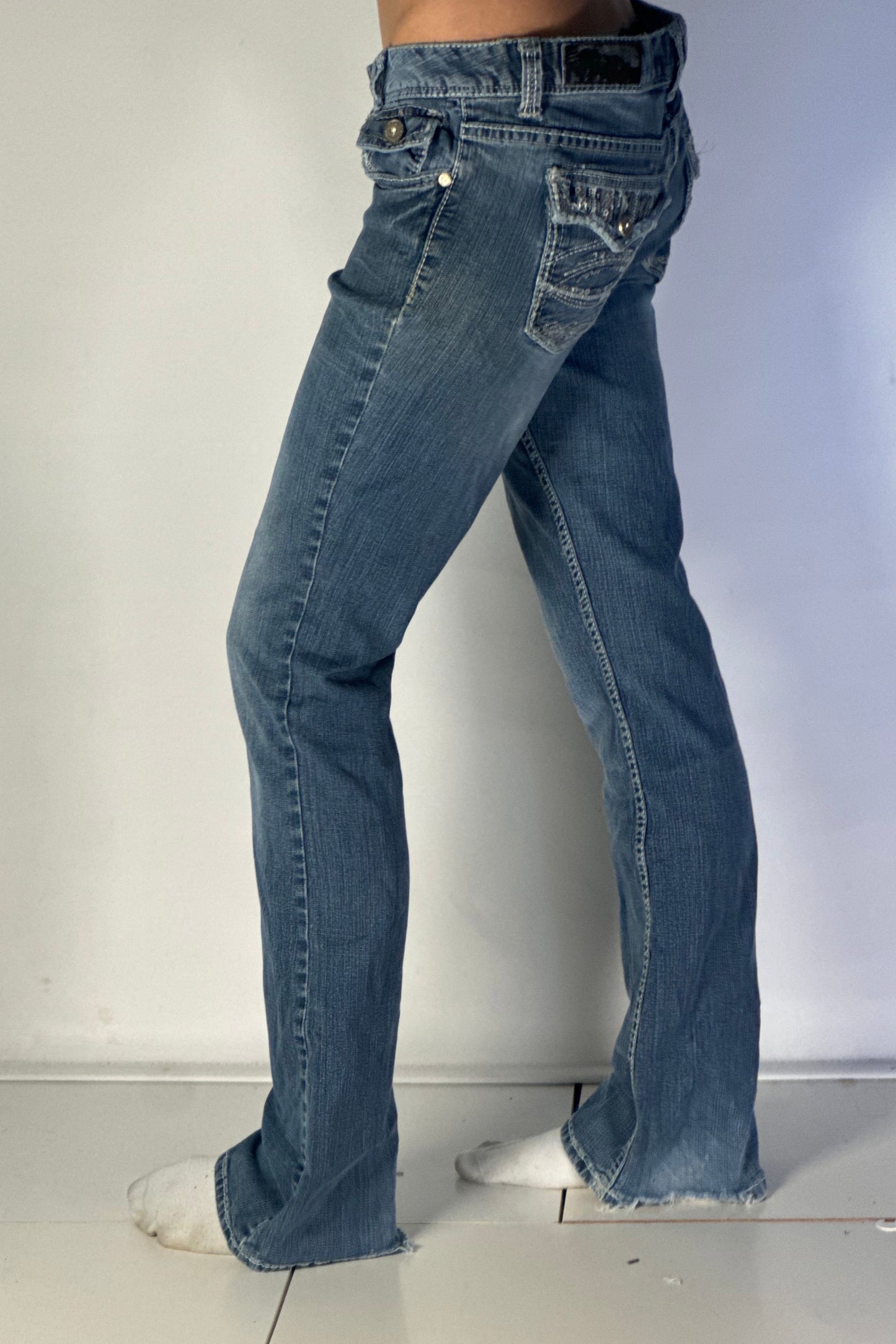 Lågmidjade jeans stl: S