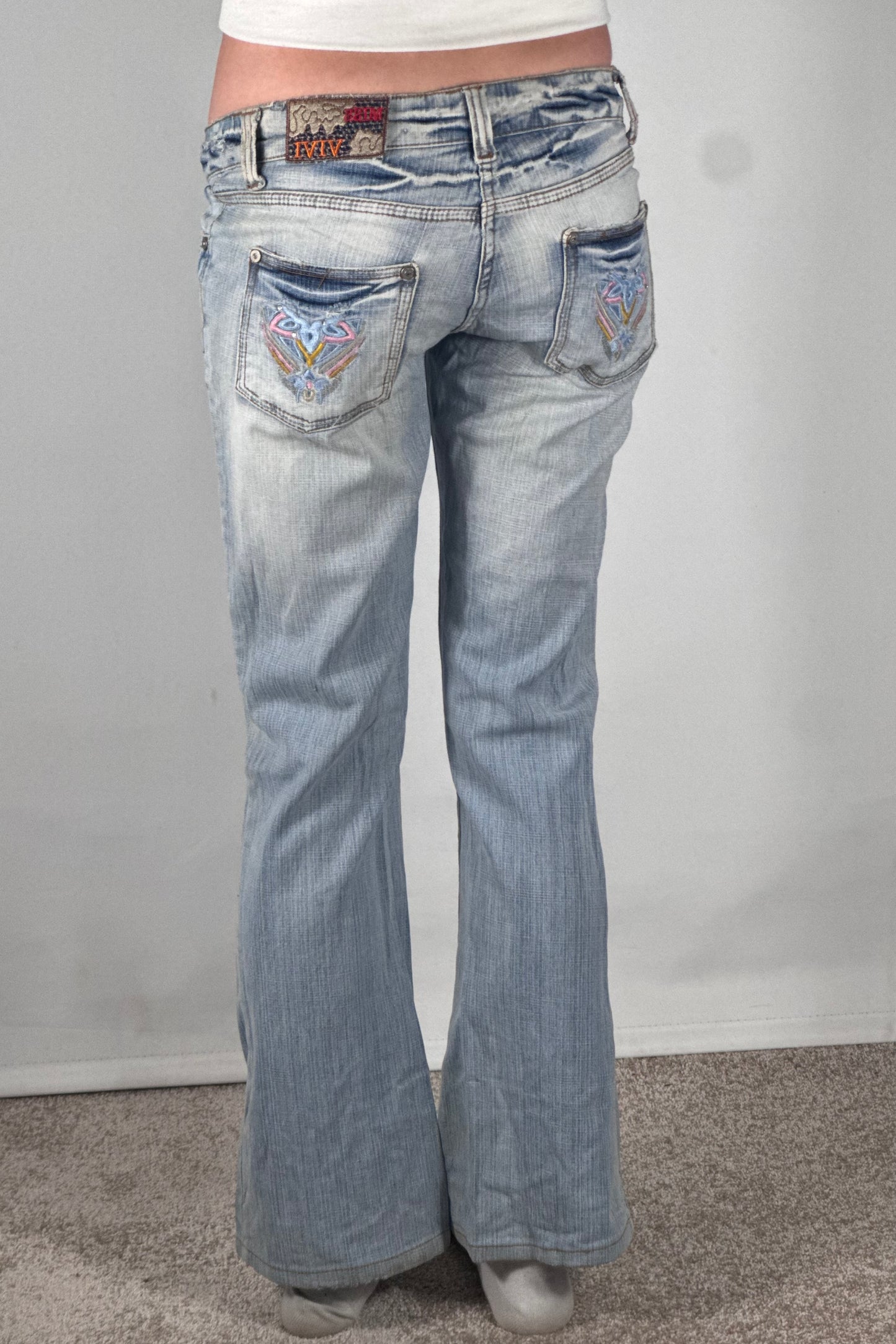 Lågmidjade jeans stl: XS