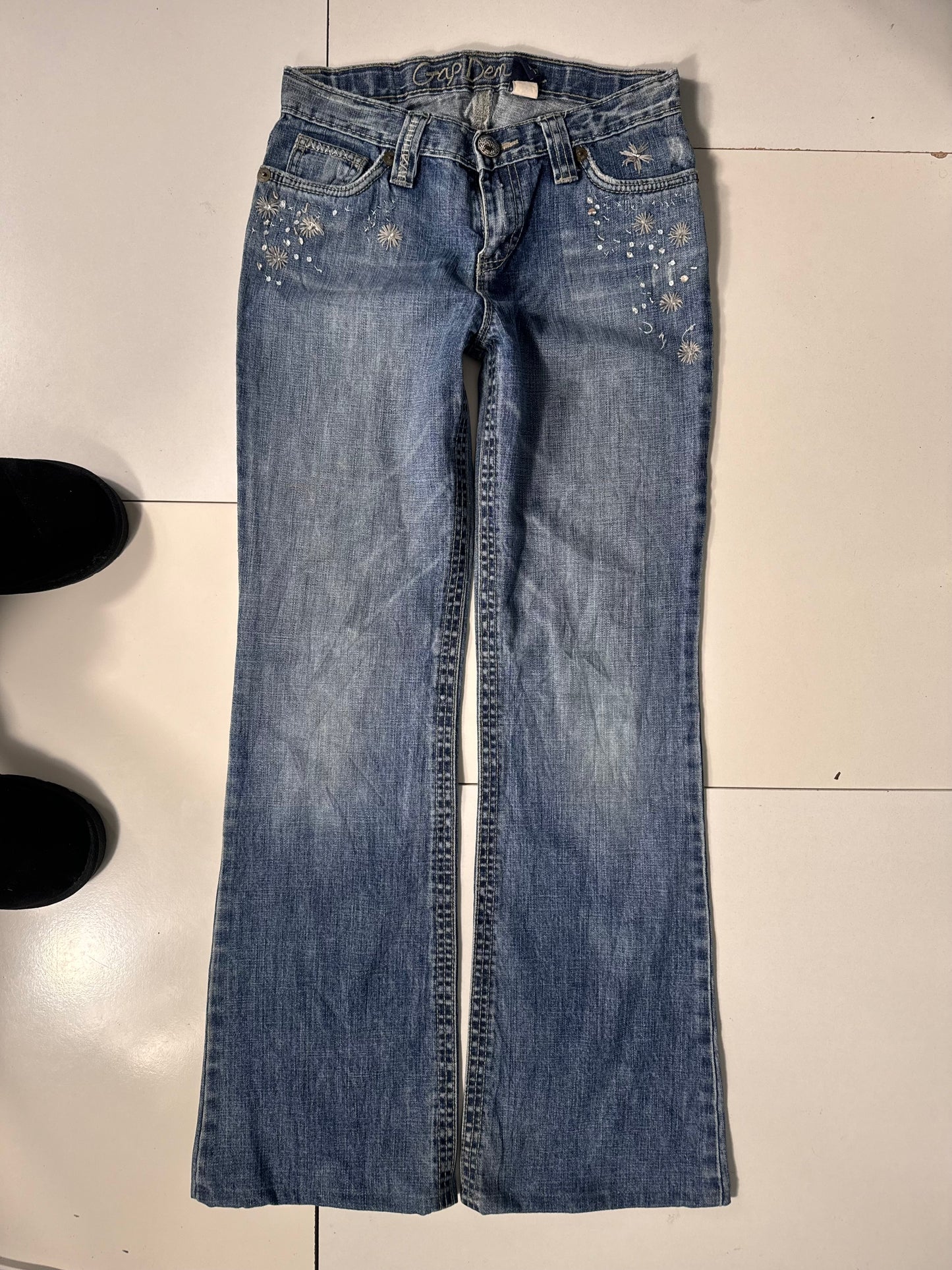 Lågmidjade jeans stl: XXS