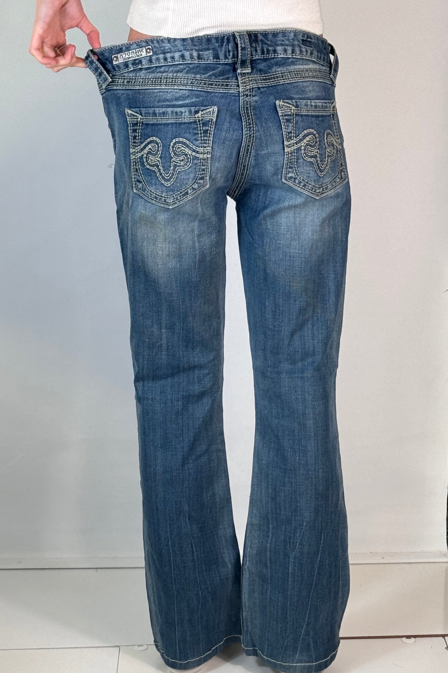 Lågmidjade jeans stl: M