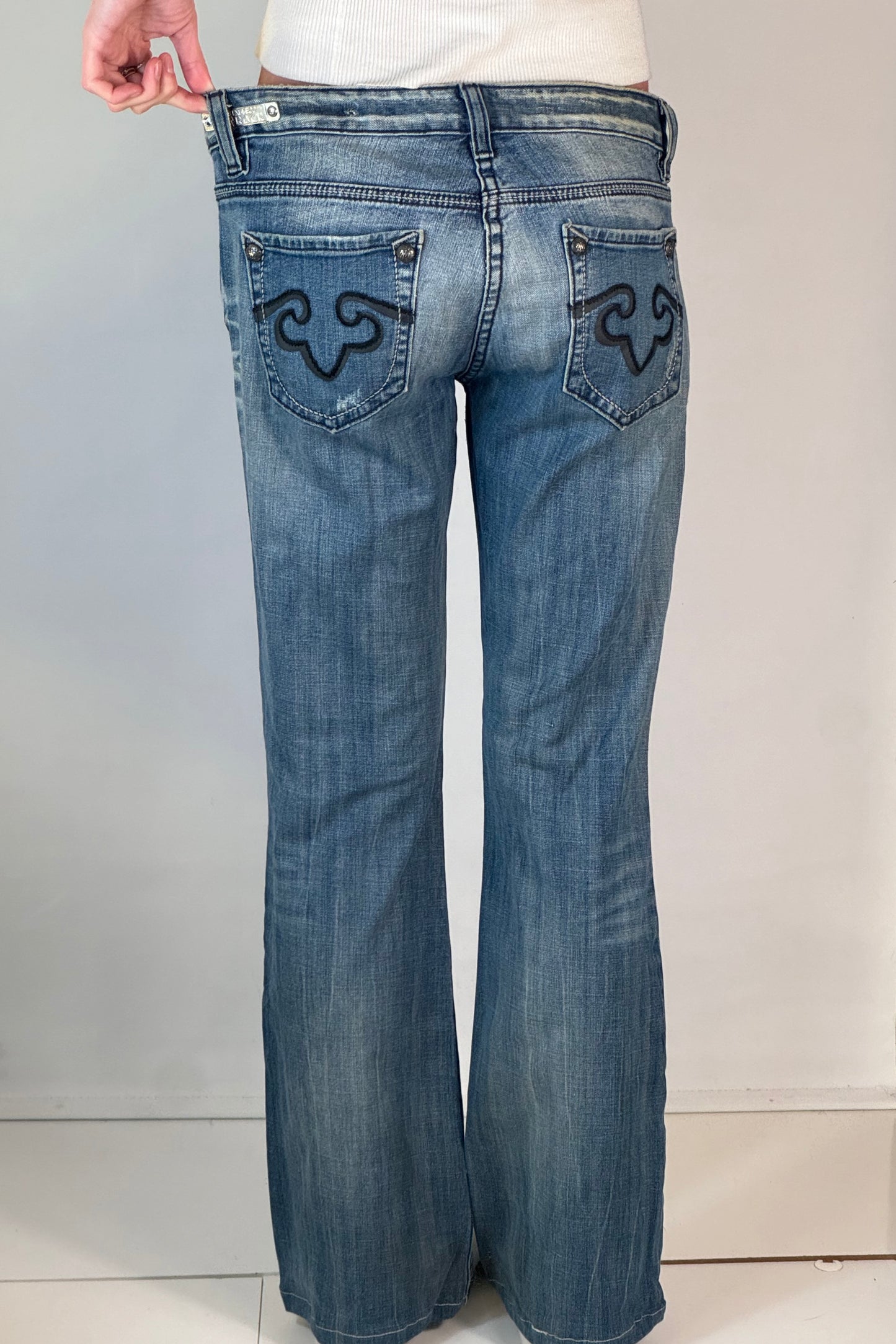 Lågmidjade jeans stl: M