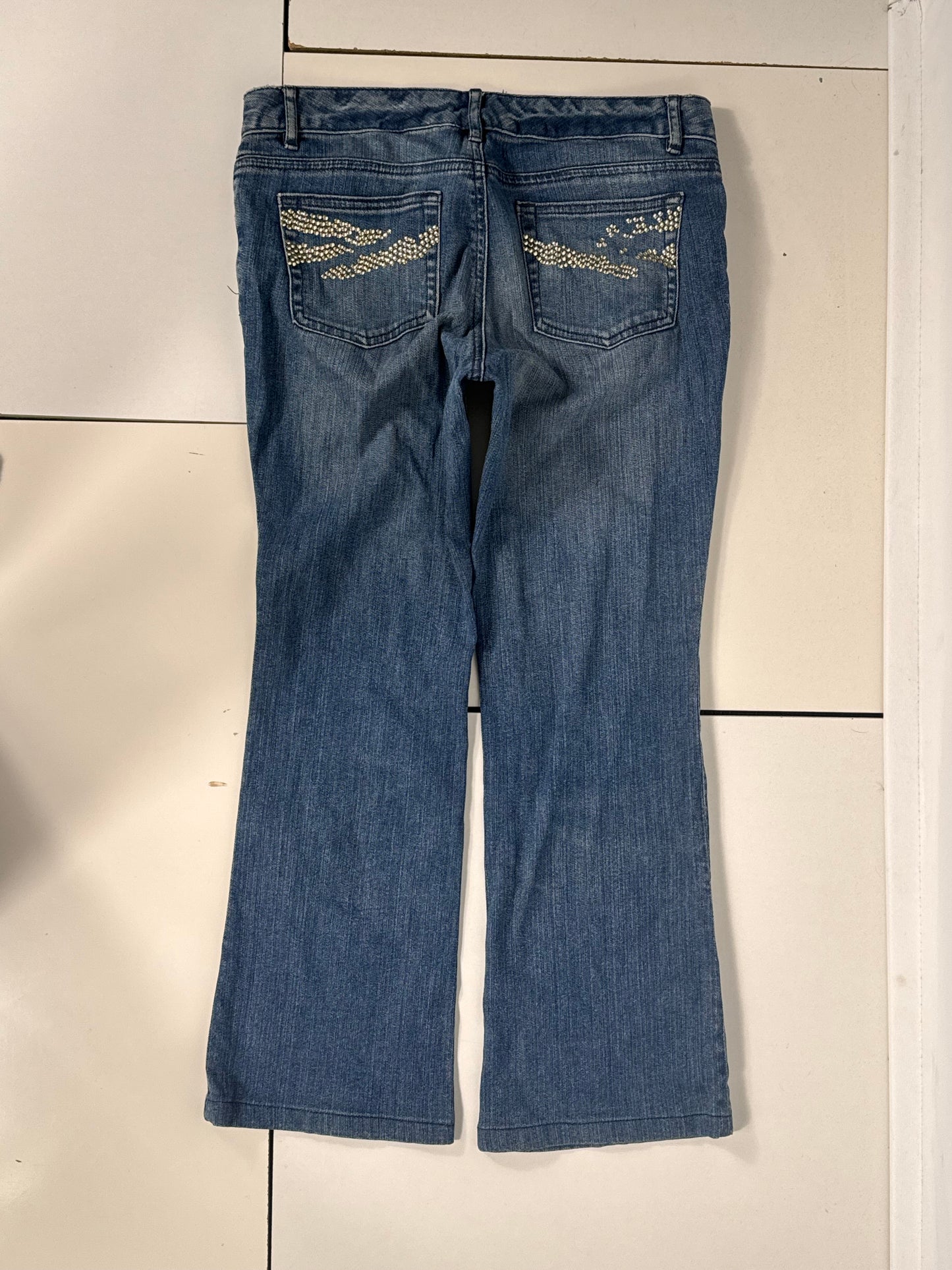 Lavtaljede jeans str: S