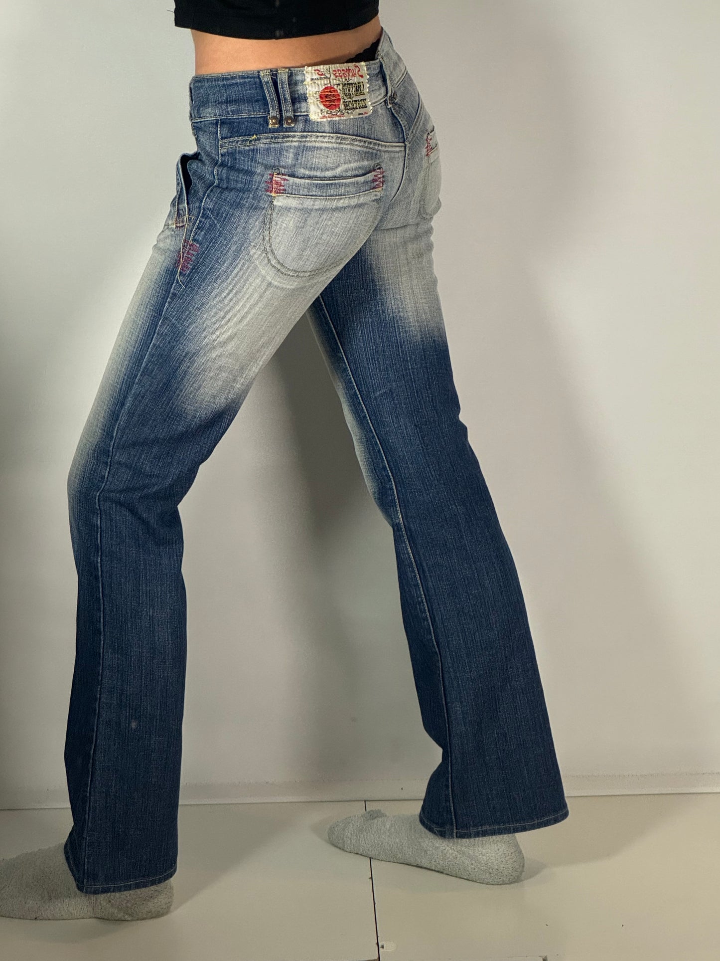 Lågmidjade jeans stl: S