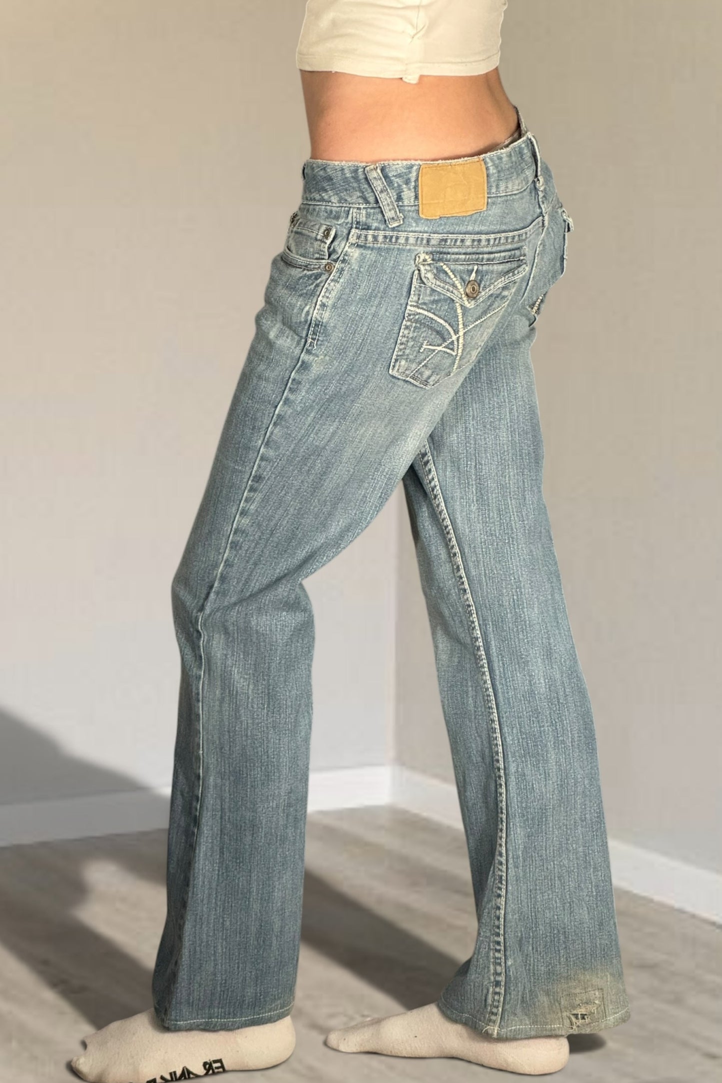 Lågmidjade jeans stl: M
