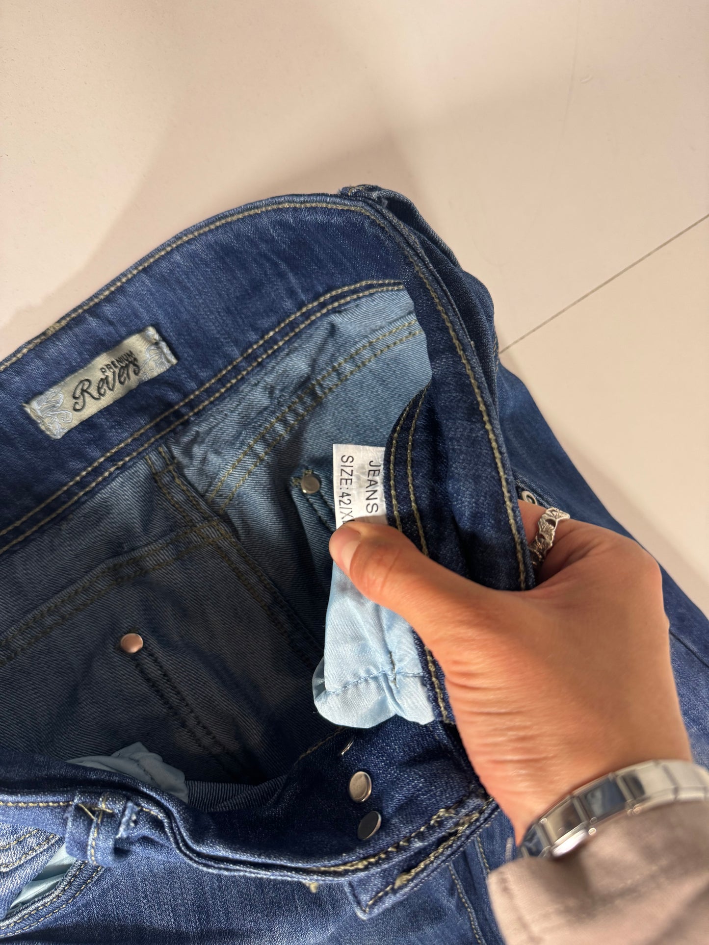 Lågmidjade jeans stl: S