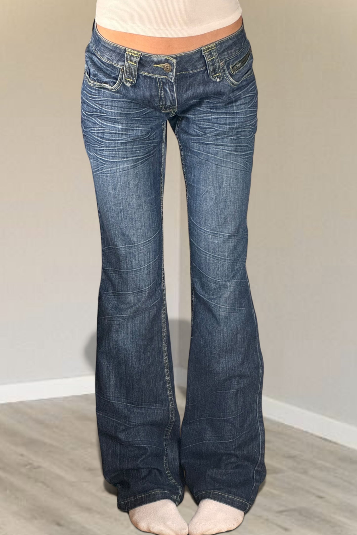 Lågmidjade jeans stl: M