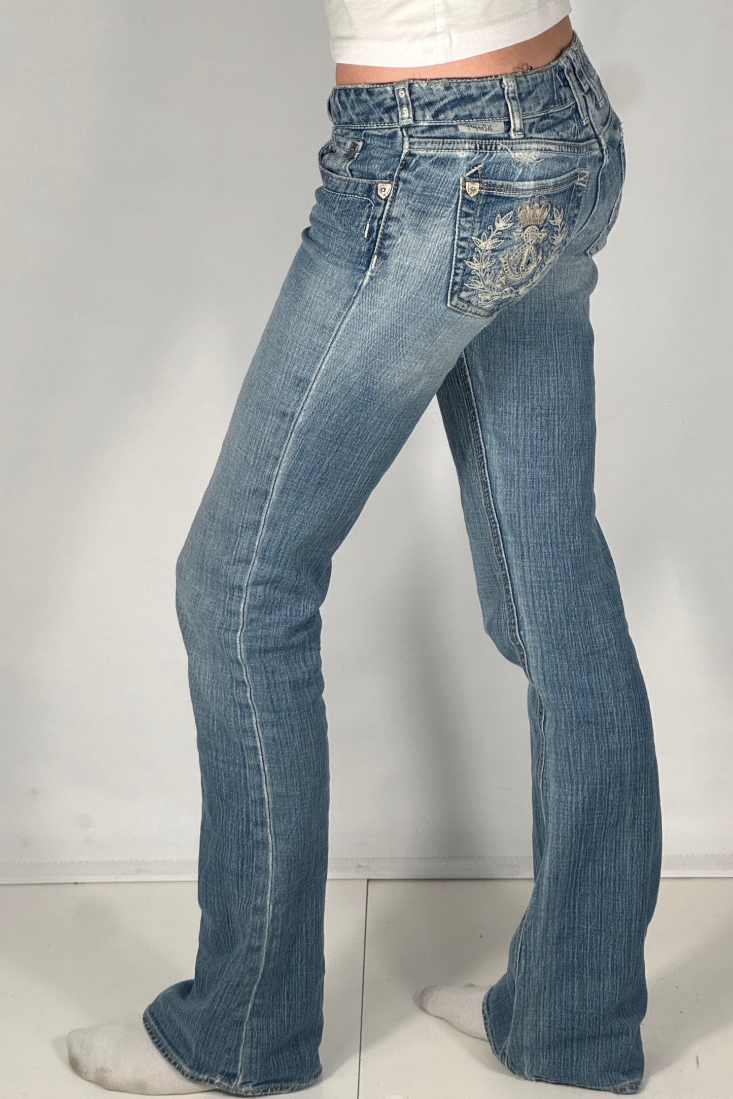 Lågmidjade jeans stl: XS