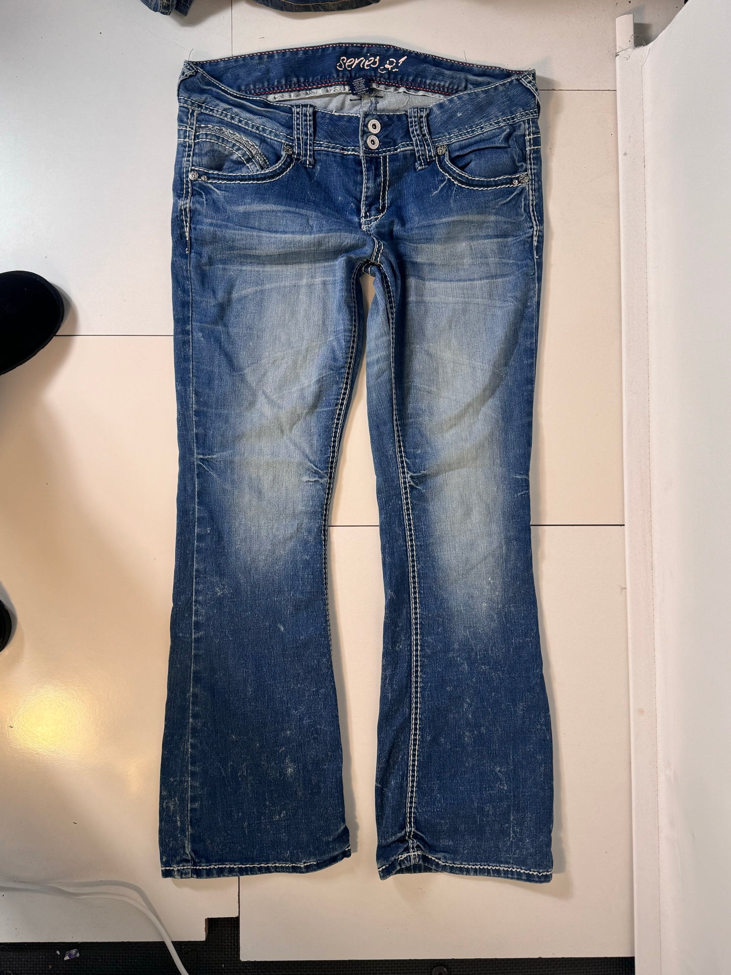 Lågmidjade jeans stl: L