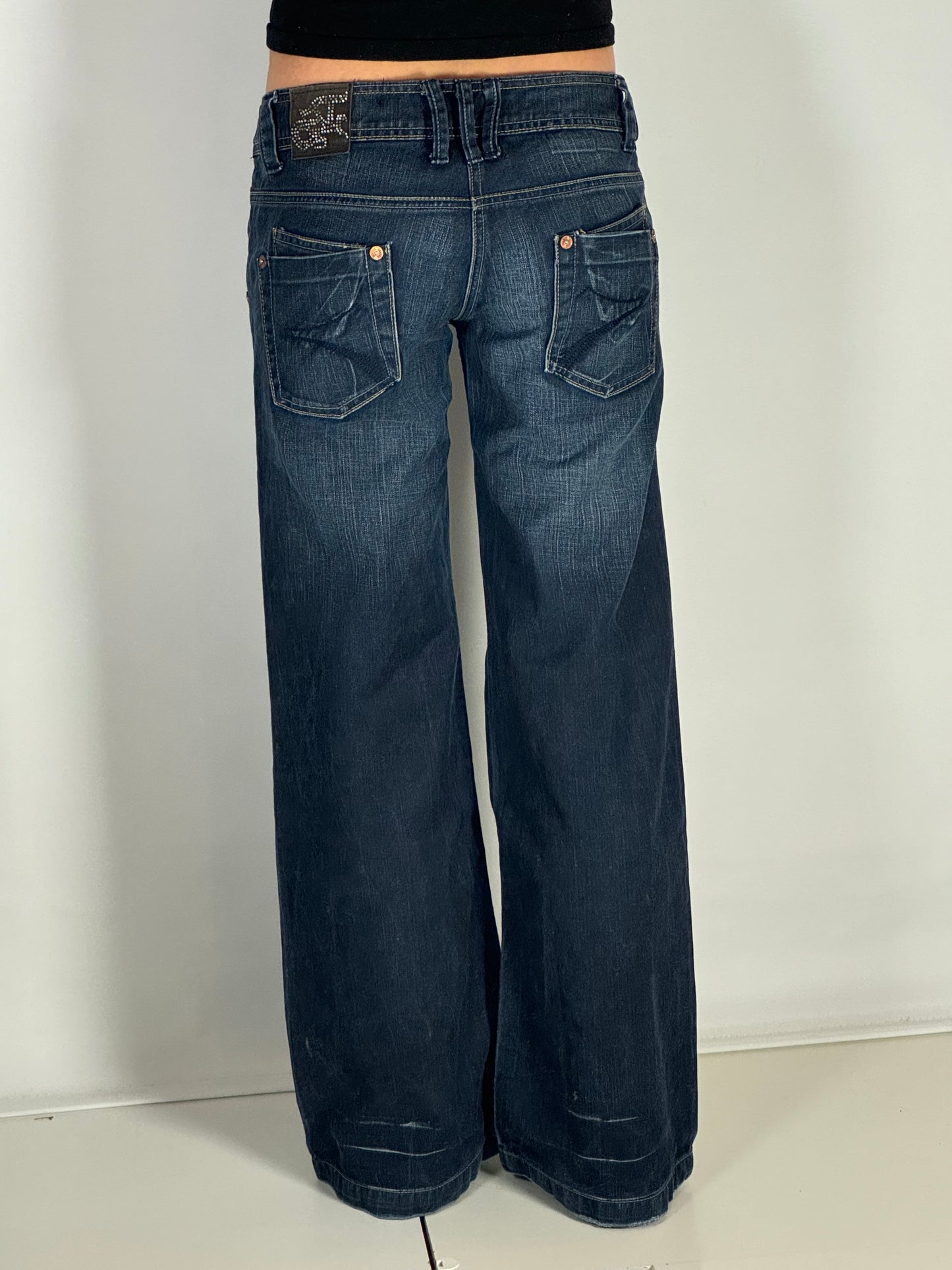 Lågmidjade jeans stl: S