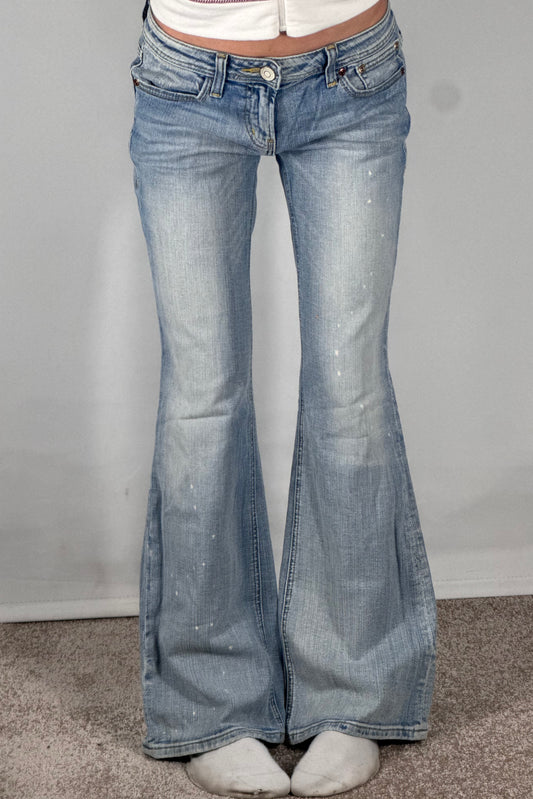 Lavtaljede jeans str: S