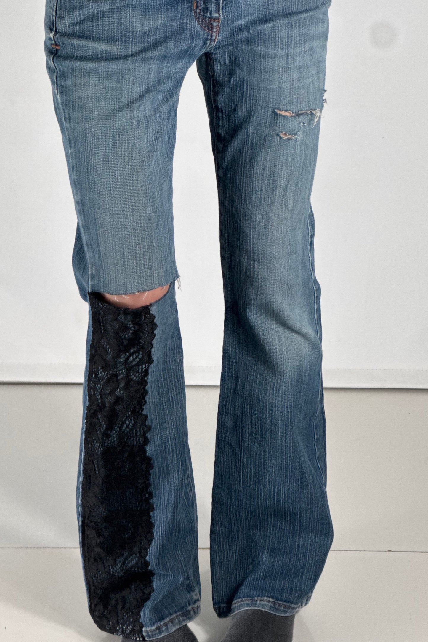 Lågmidjade jeans stl: XS