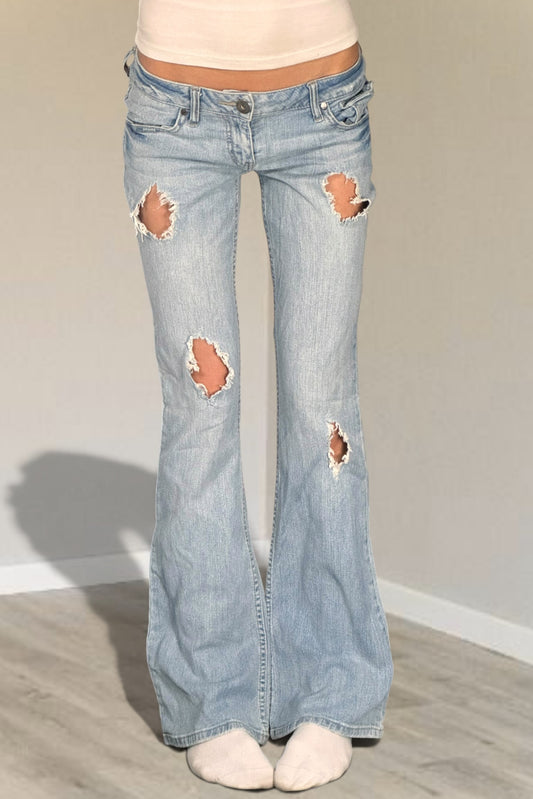 Lågmidjade jeans stl: S