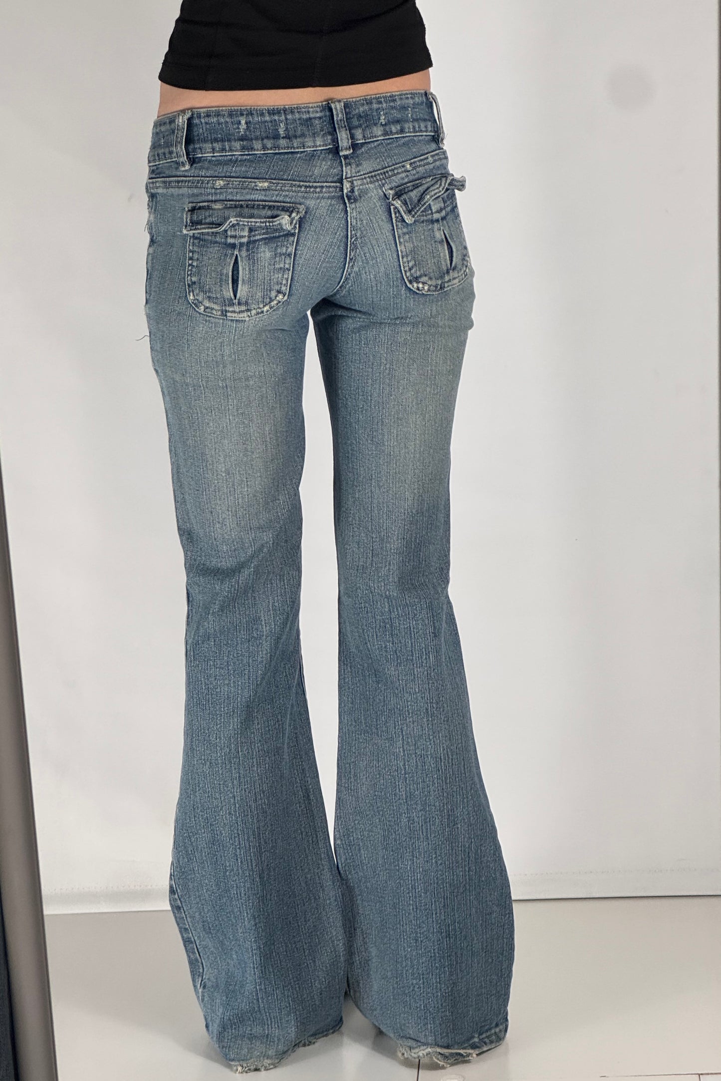Lavt liv jeans str: XS