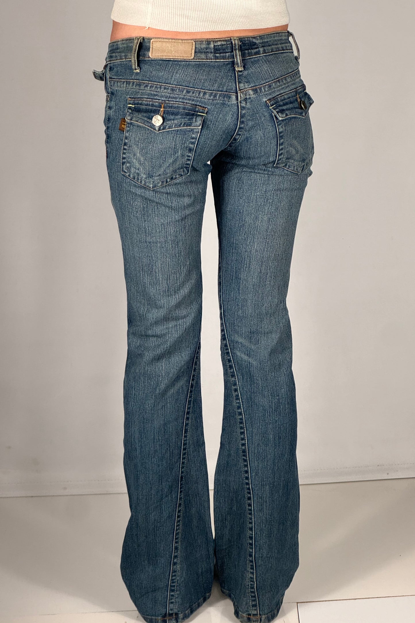Lavt-sittende jeans str: XS