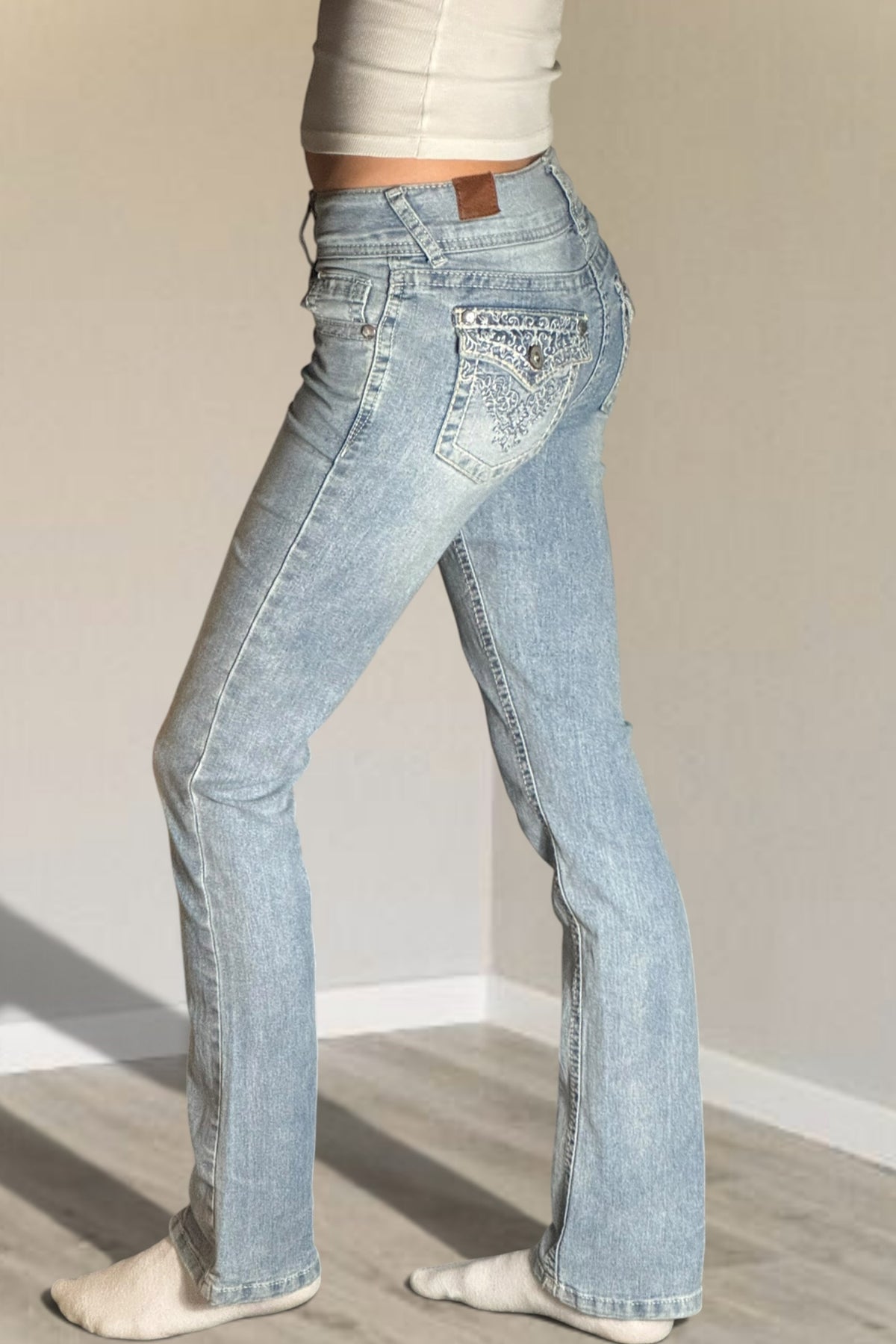 Lågmidjade jeans stl: XXS