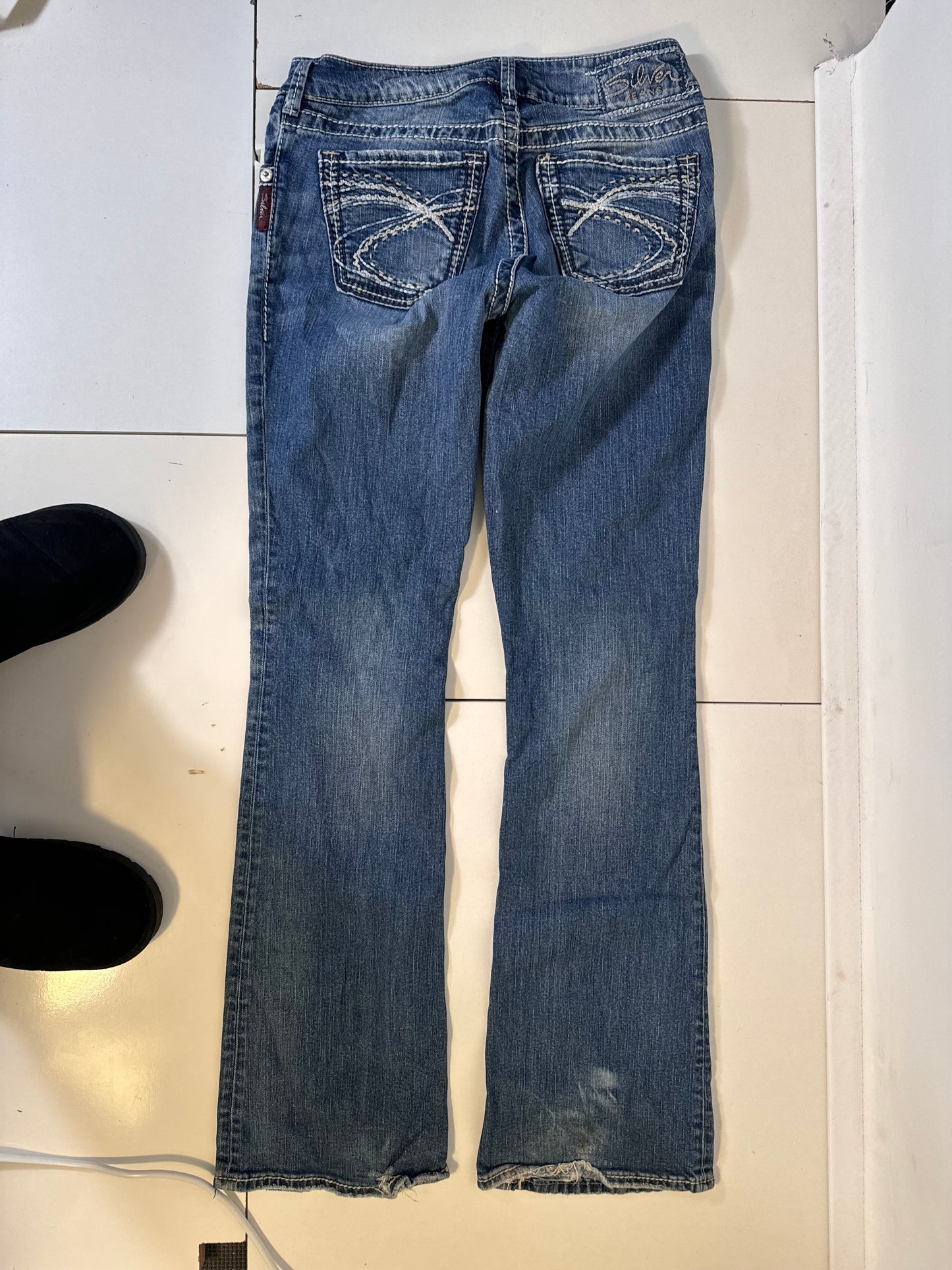 Lågmidjade jeans stl: XS