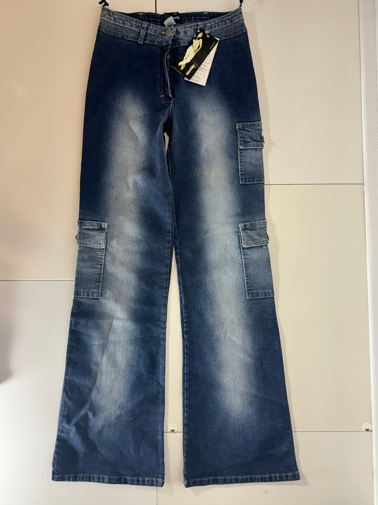 Utsvängda jeans stl: XXS