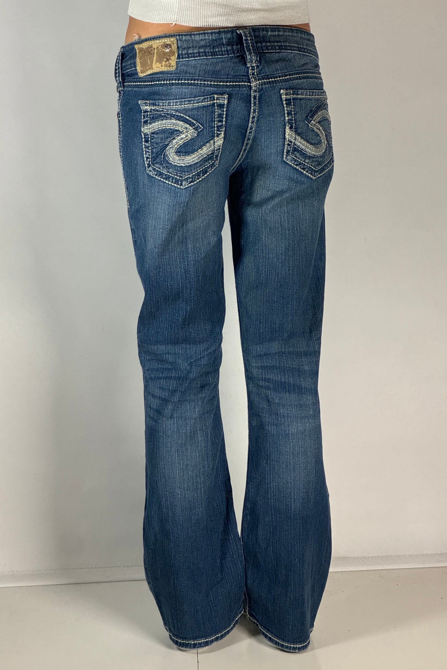 Lågmidjade jeans stl: S
