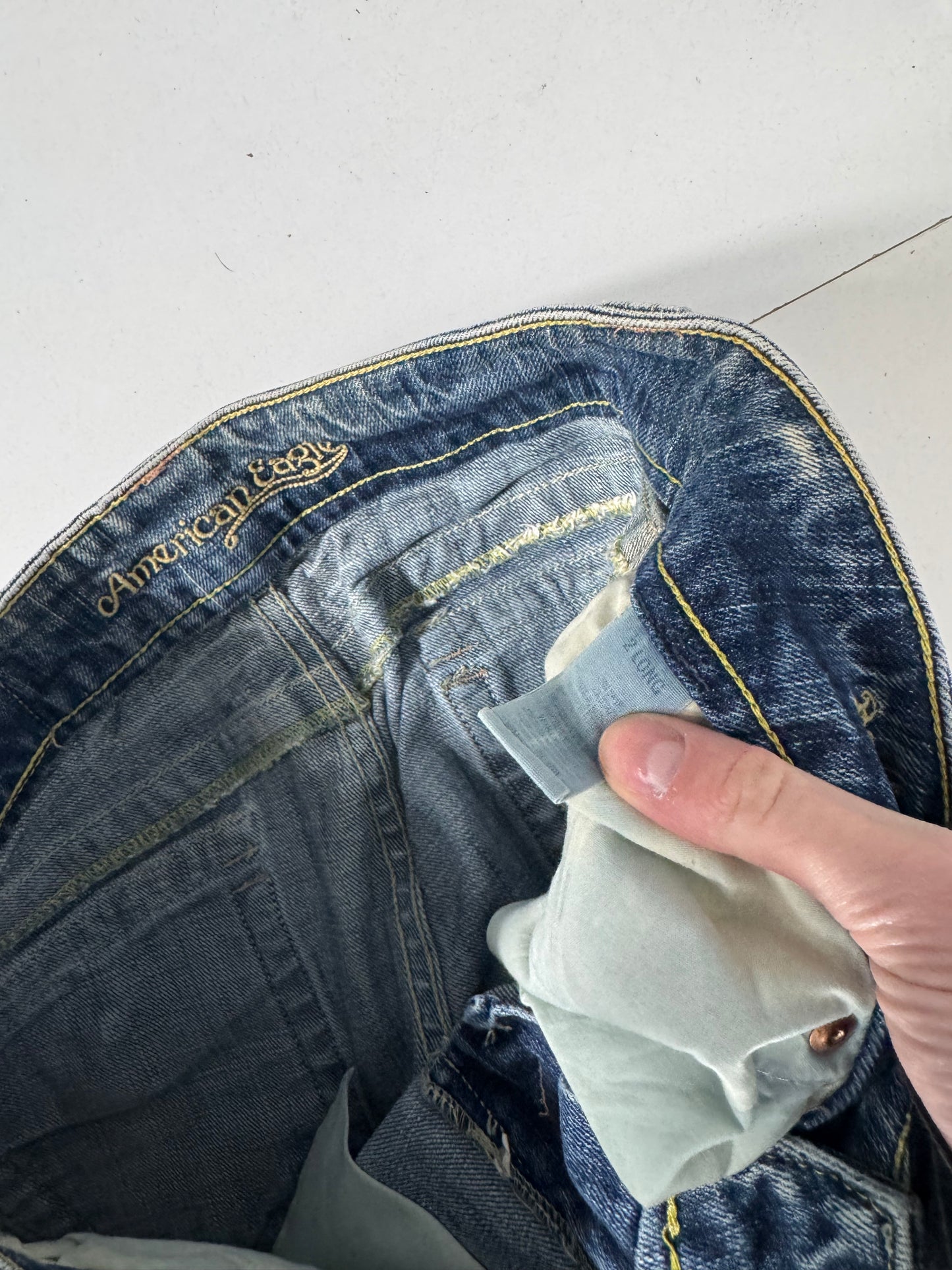 Lavtaljede jeans str:
