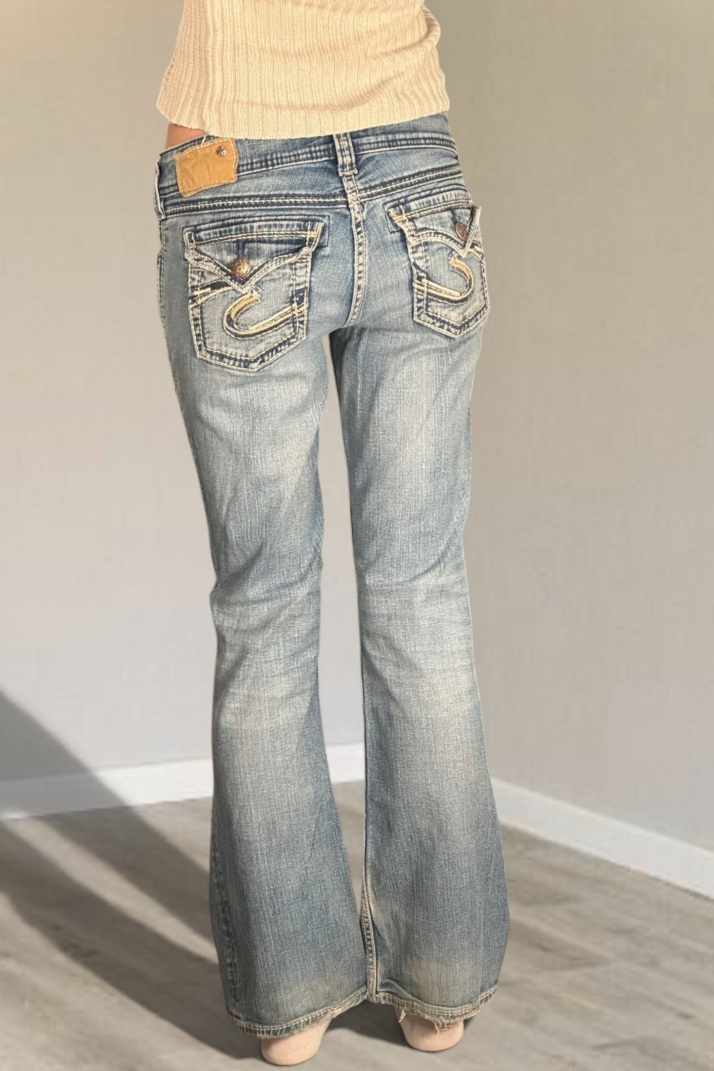 Lågmidjade jeans stl: XS