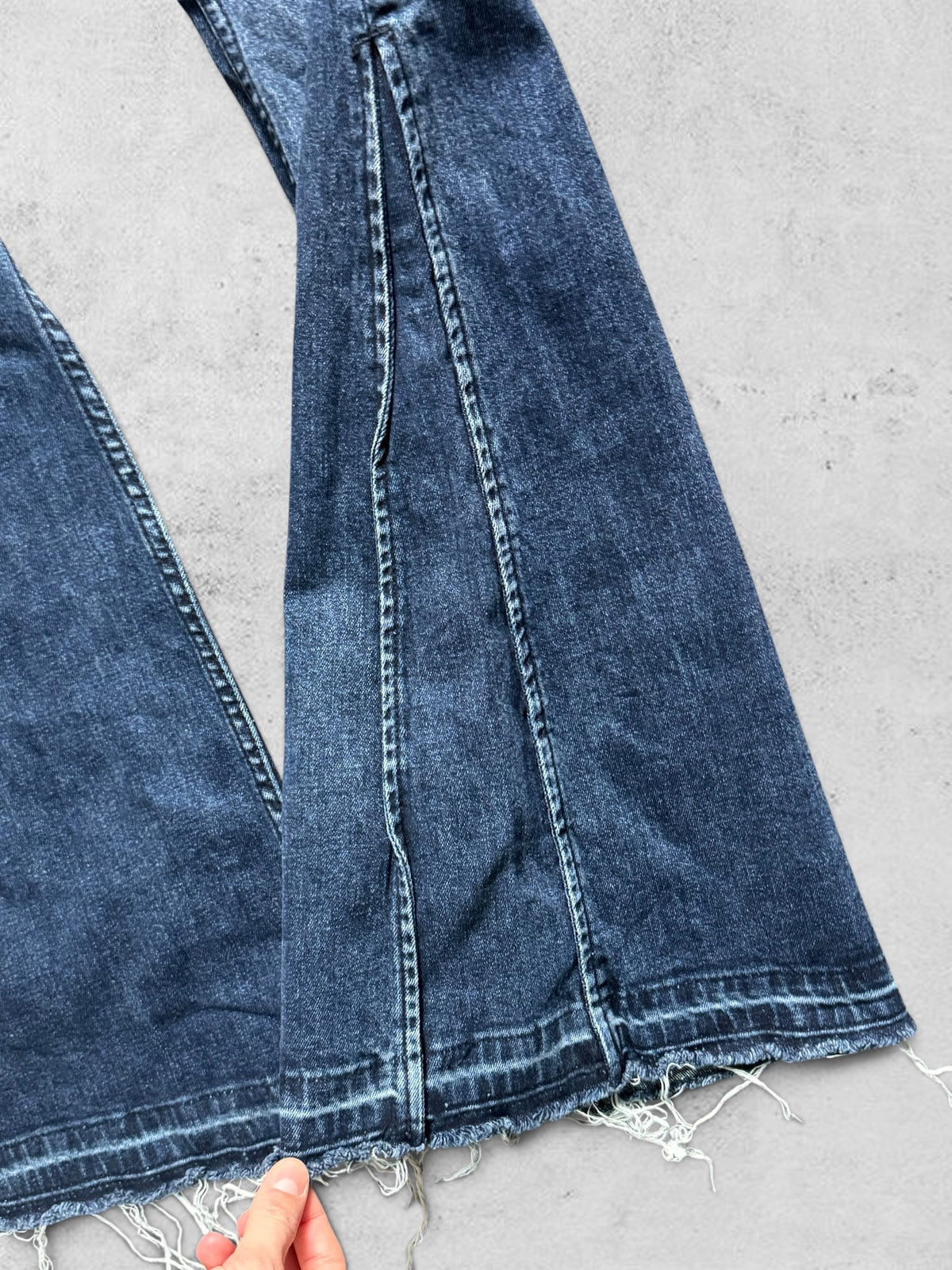 Utsvängda jeans stl: XXS