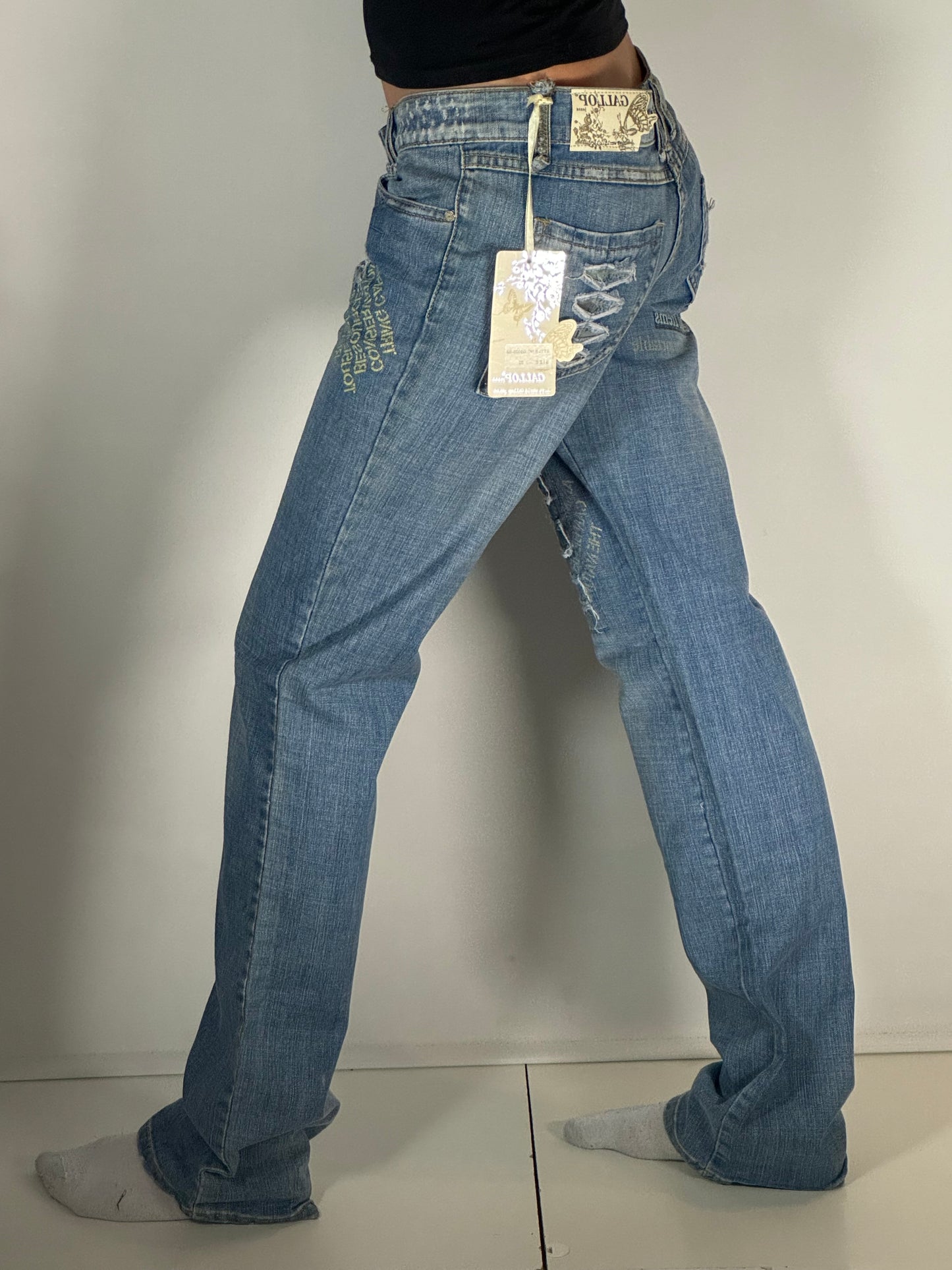 Lågmidjade jeans stl: S