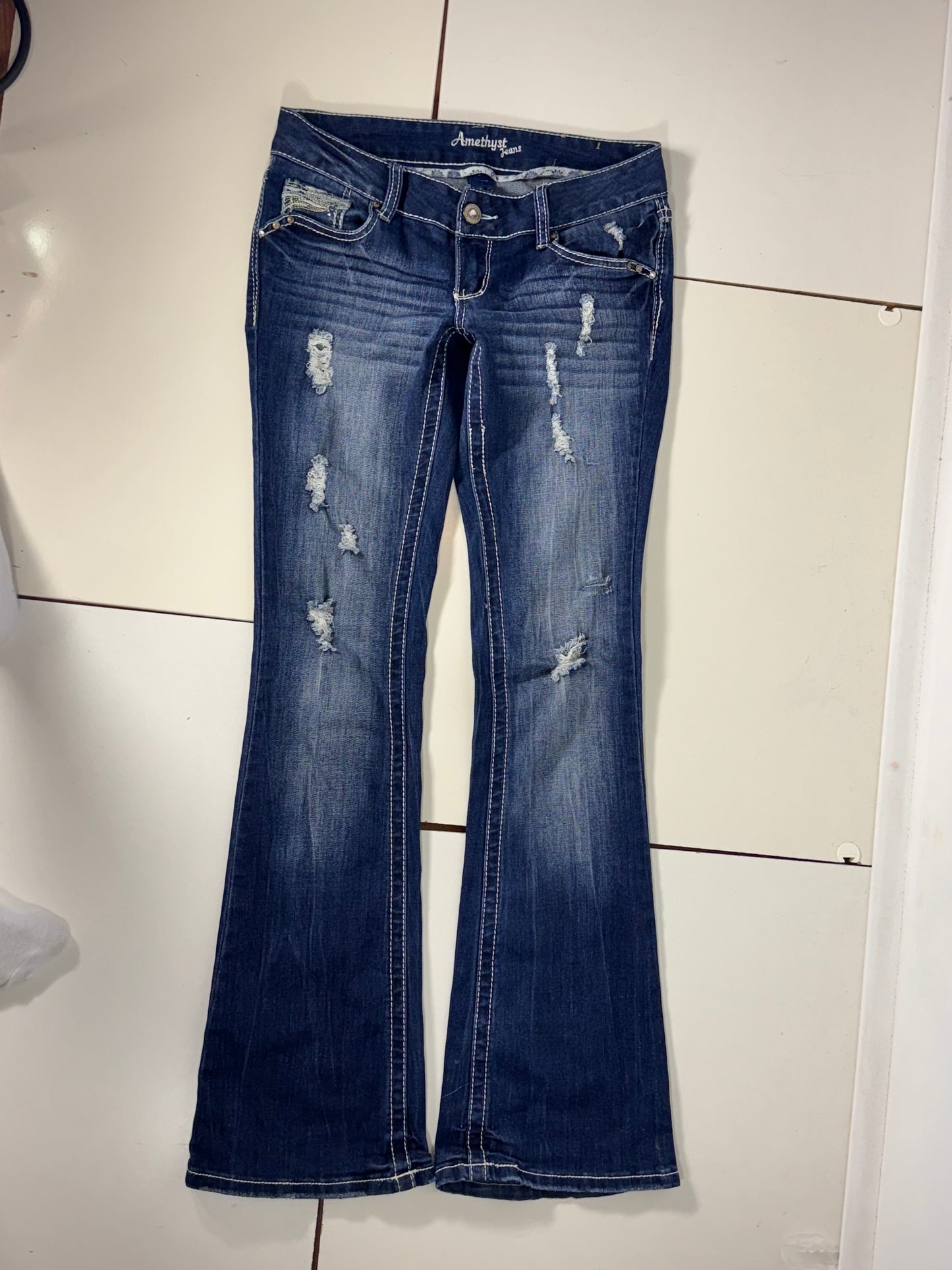 Lågmidjade jeans stl: S