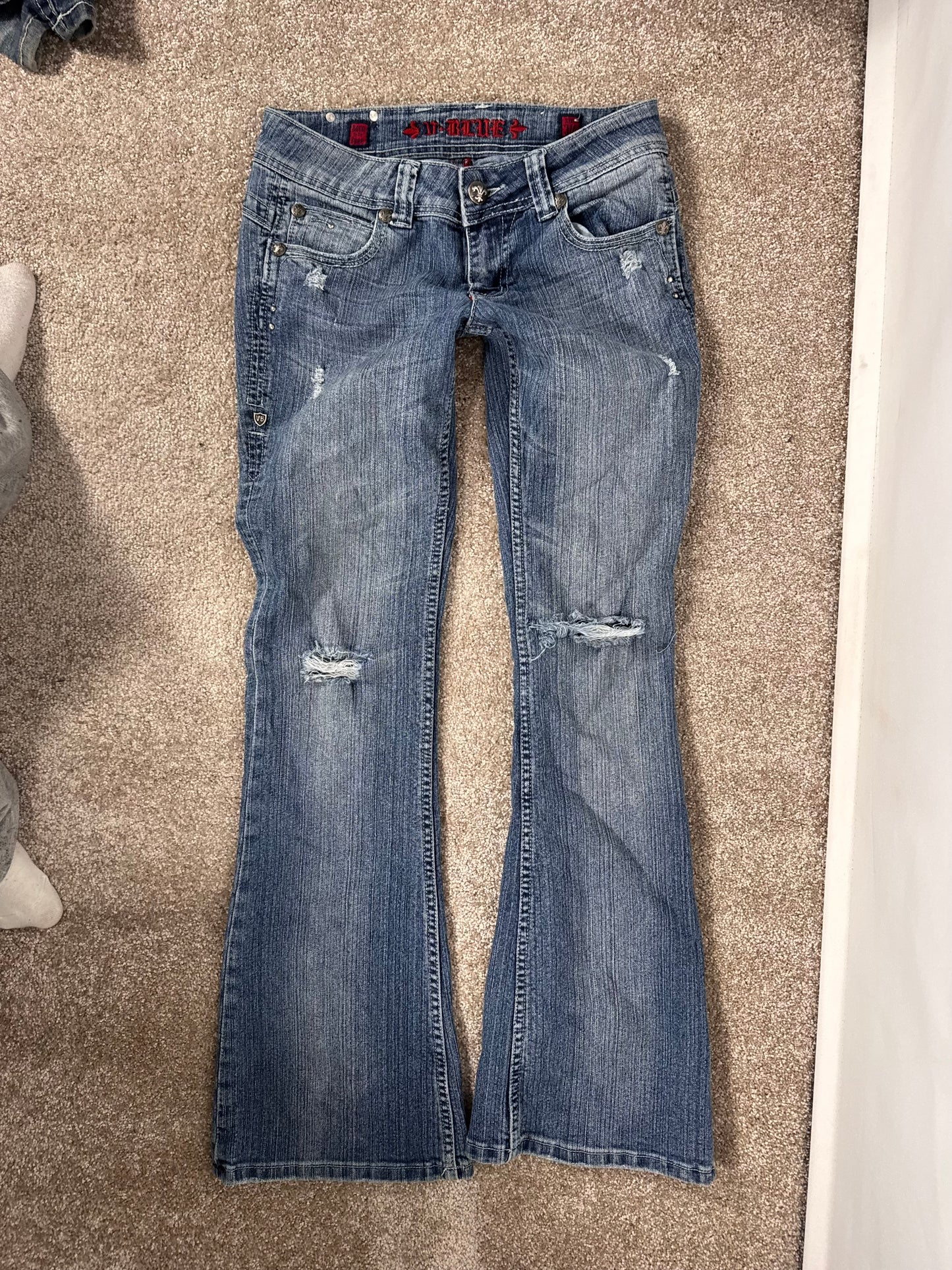 Lavtaljede jeans str: XS