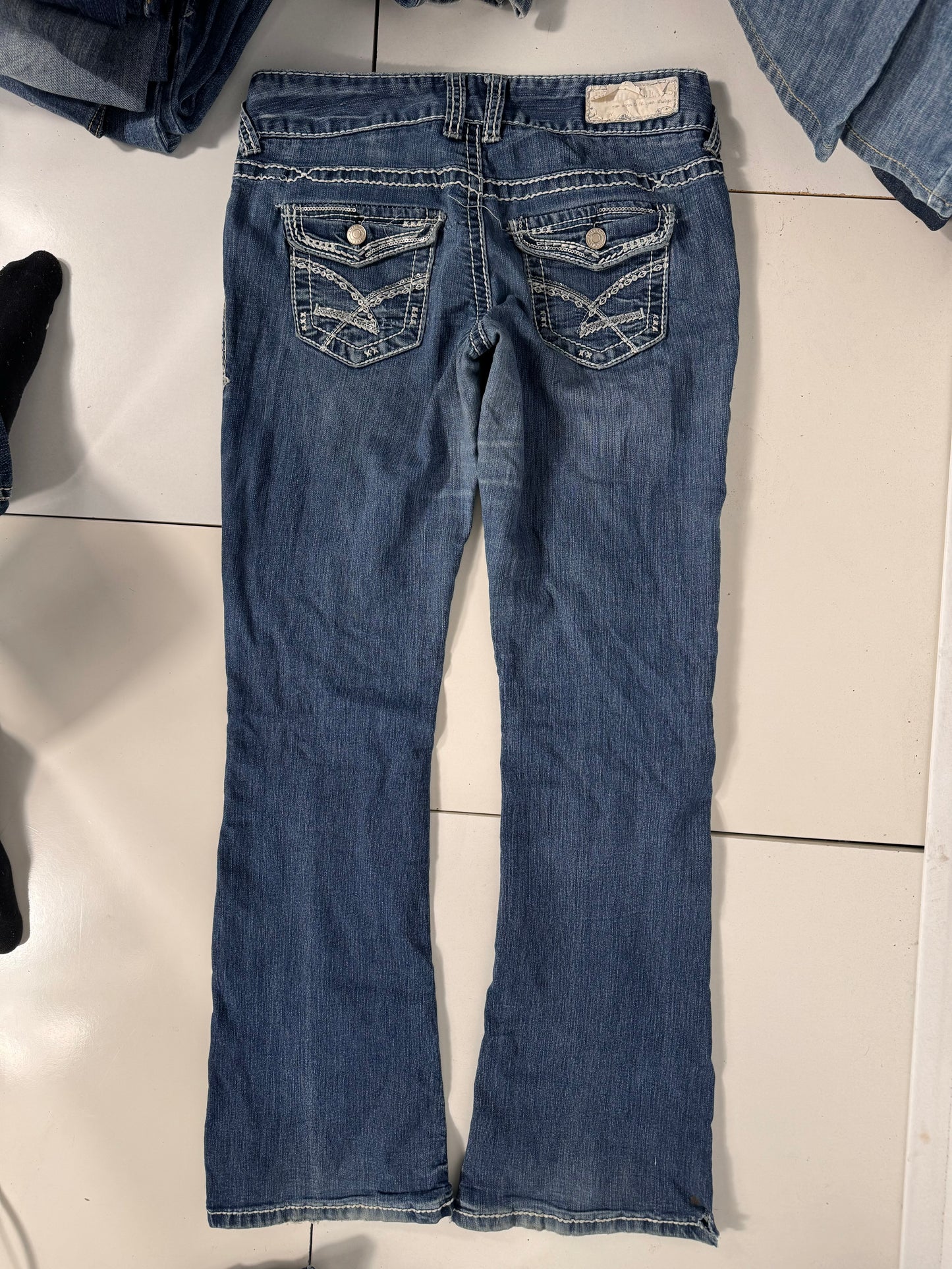 Lågmidjade jeans stl: S