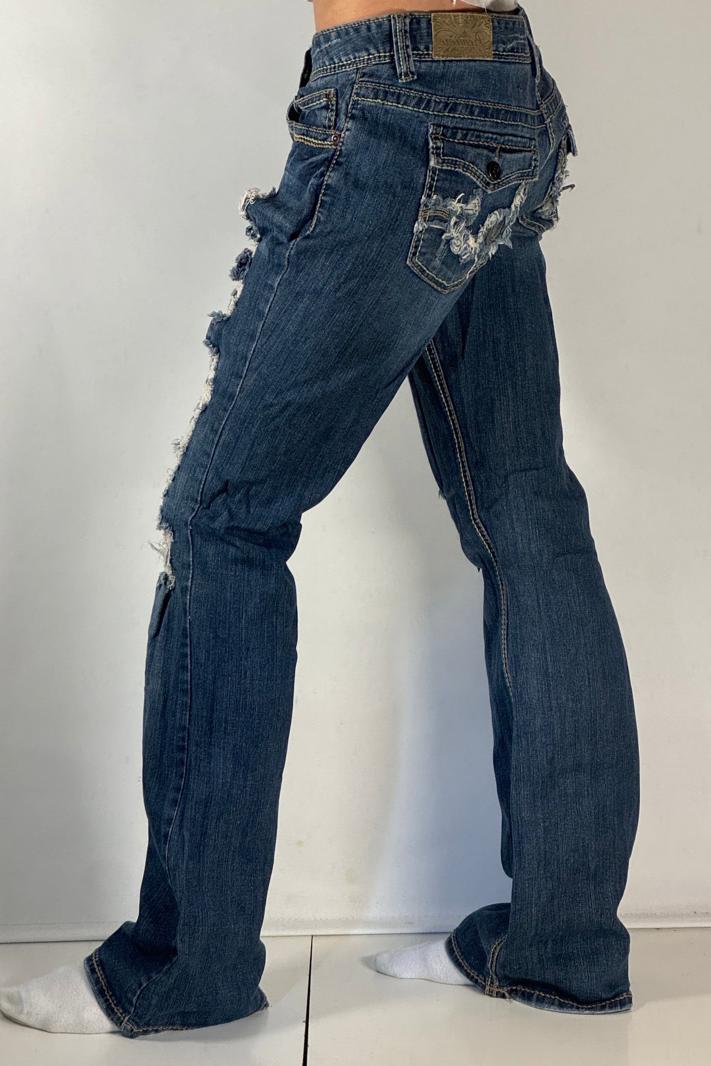 Lågmidjade jeans stl: S