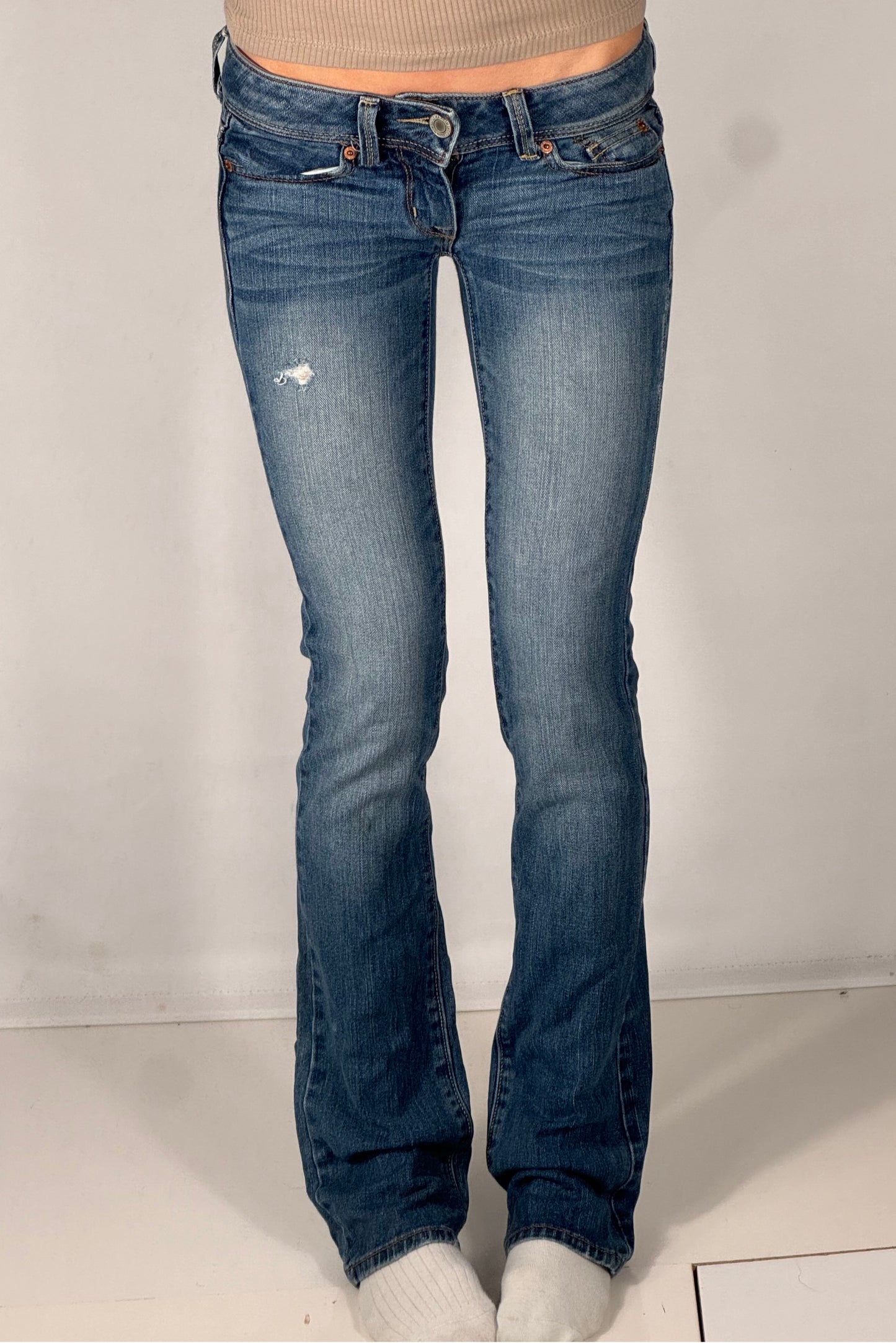 Lågmidjade jeans stl: XXS
